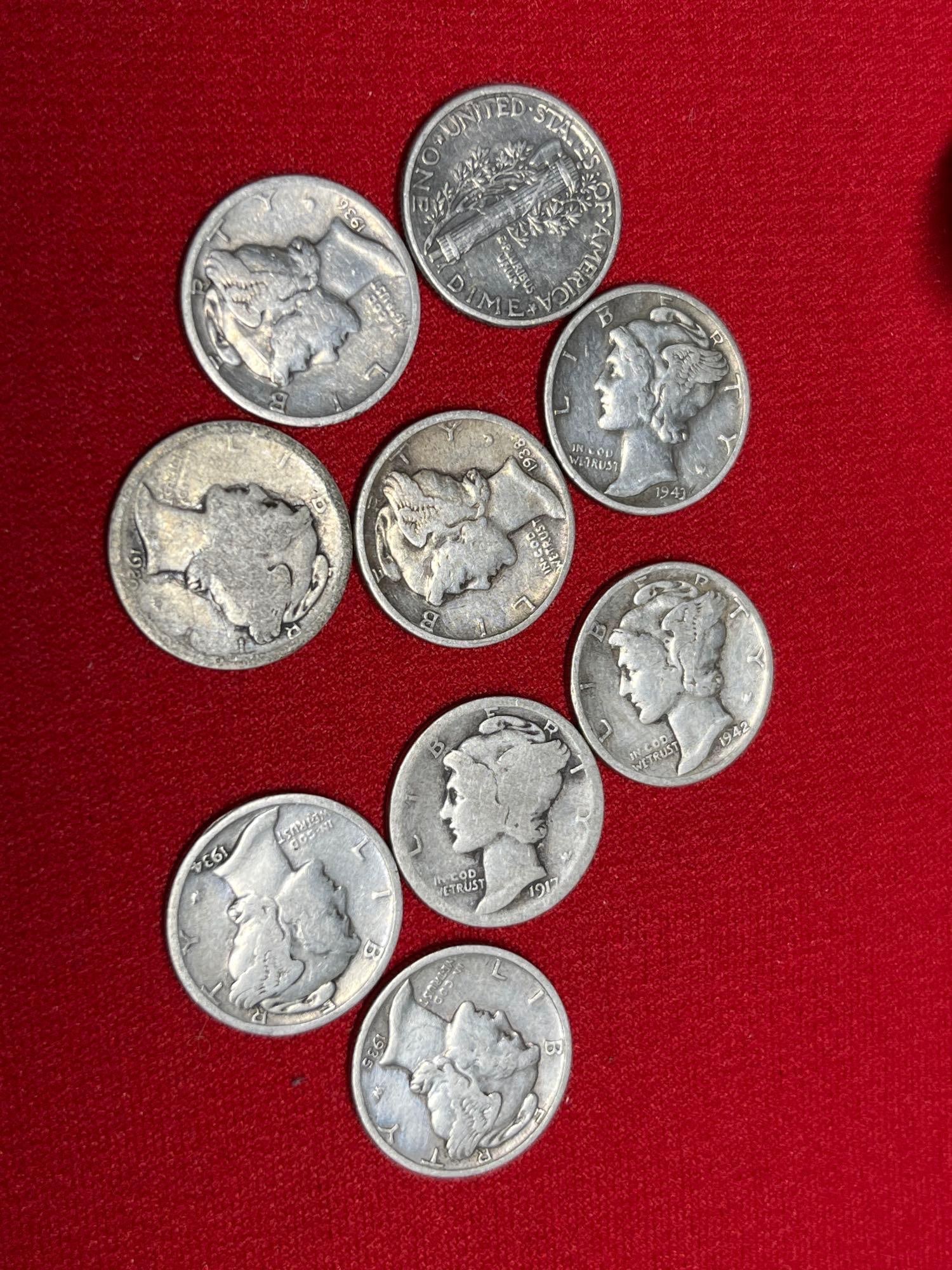 Mercury Dimes - 2