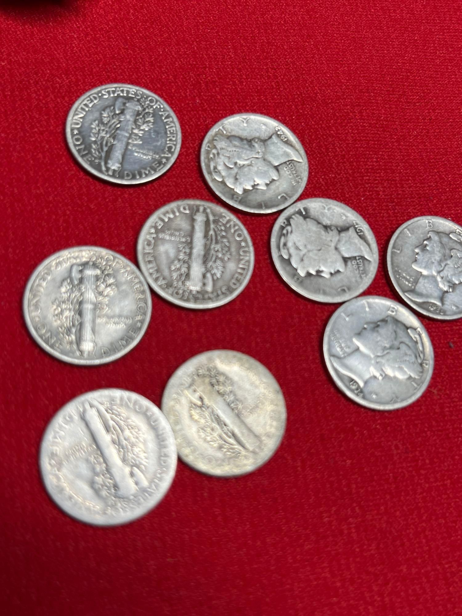 Mercury Dimes - 3