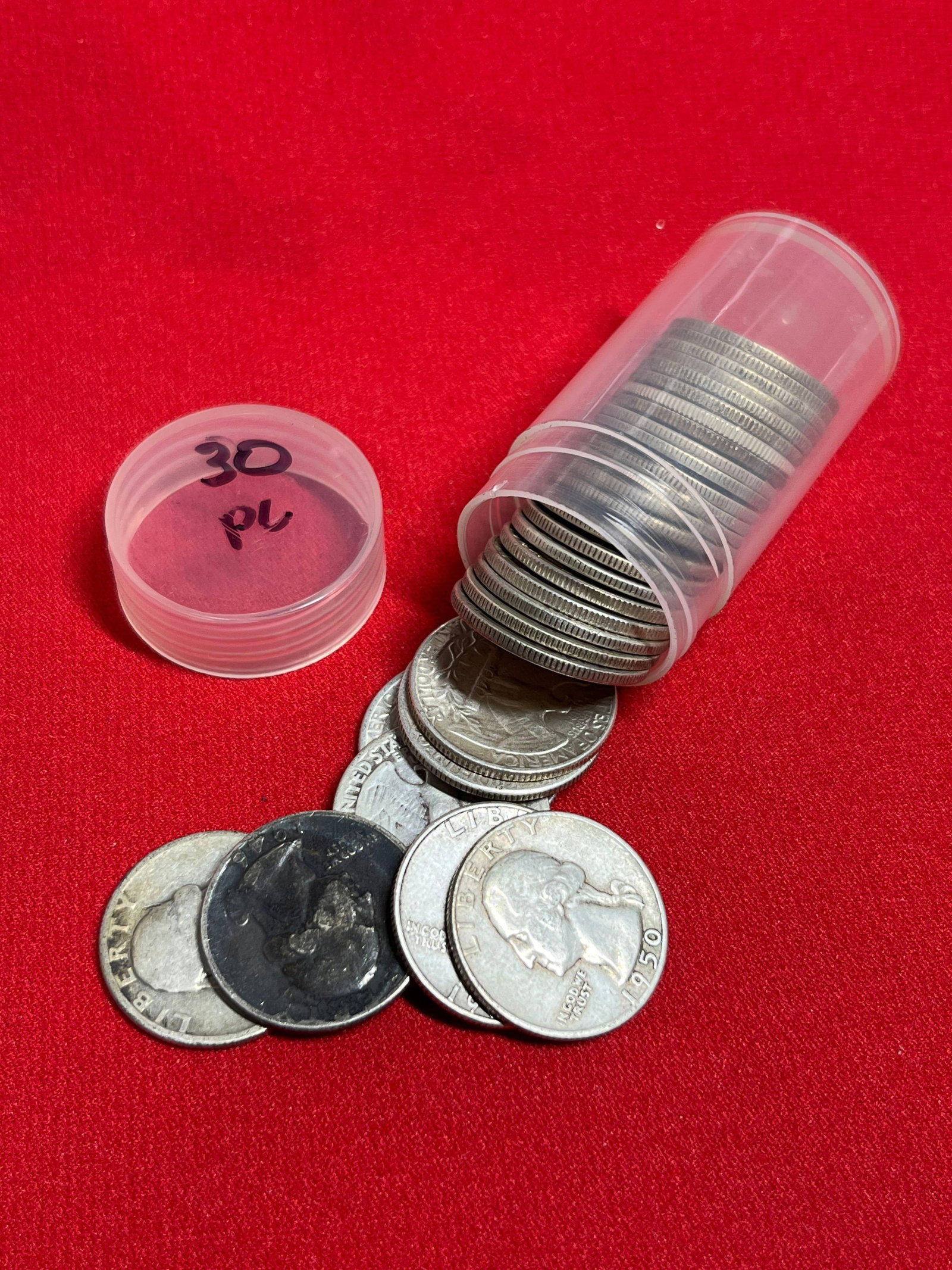 Silver Washington Quarters (1 of 3)