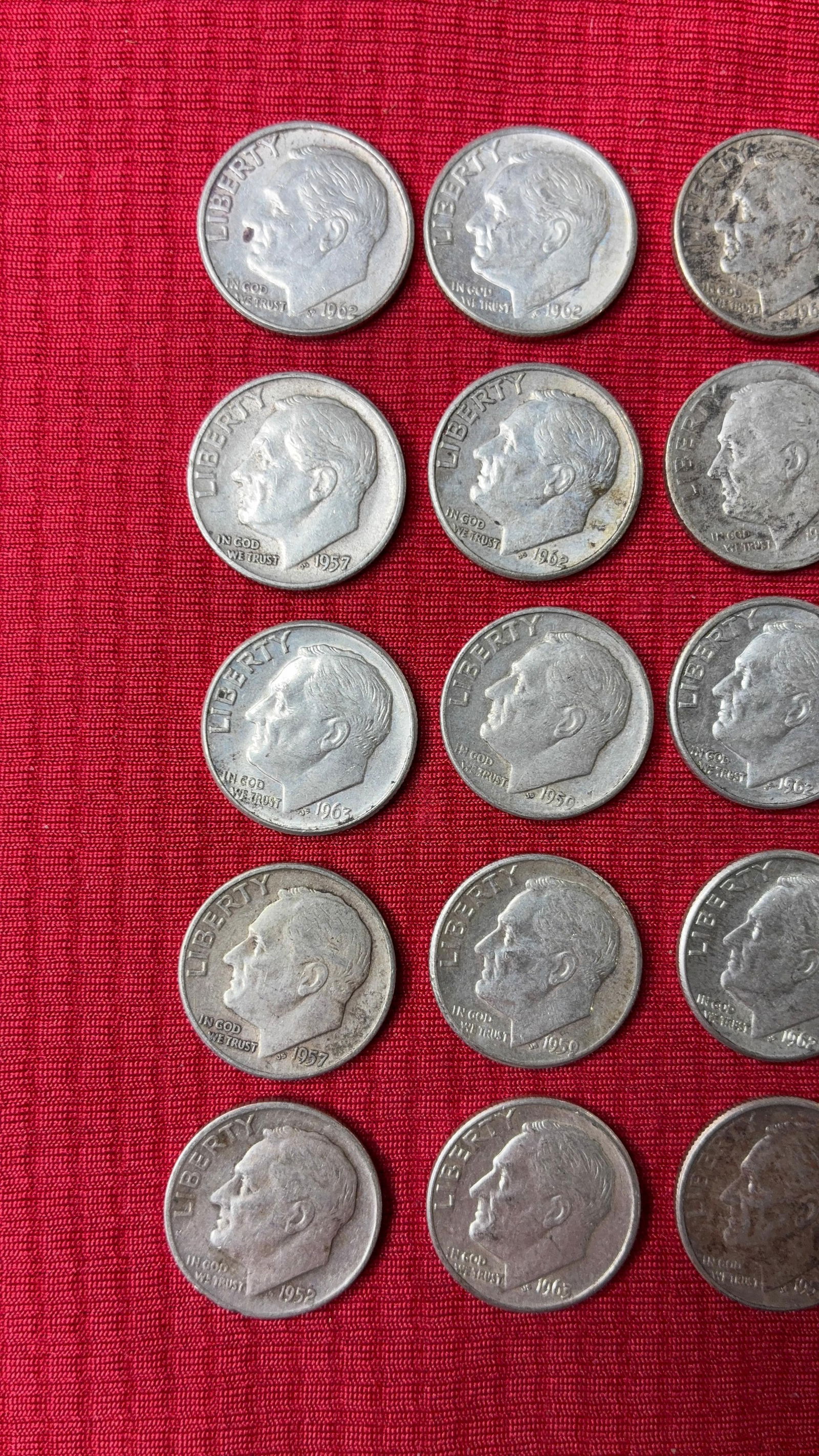 20 Roosevelt Dimes - 2