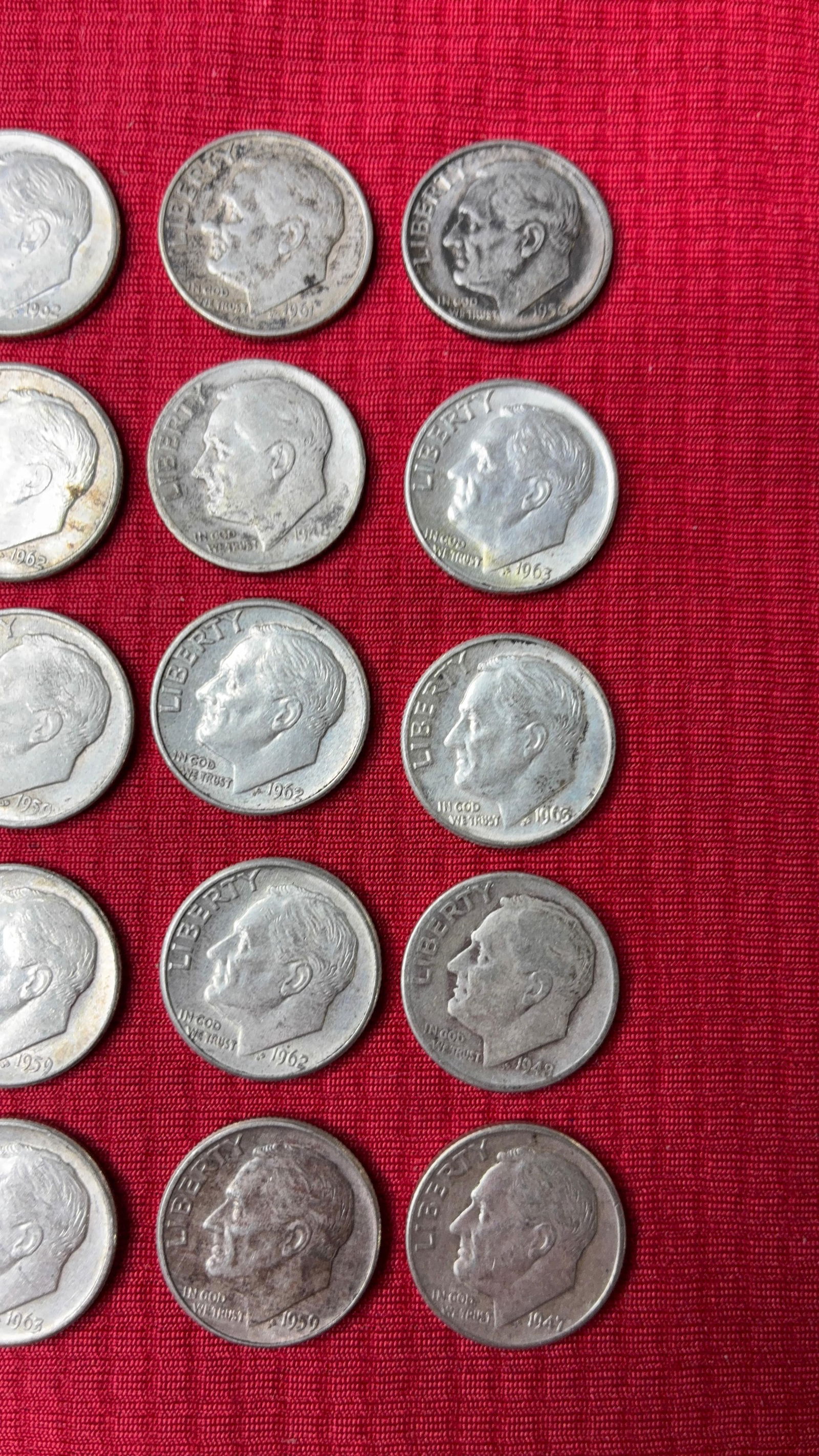 20 Roosevelt Dimes - 3