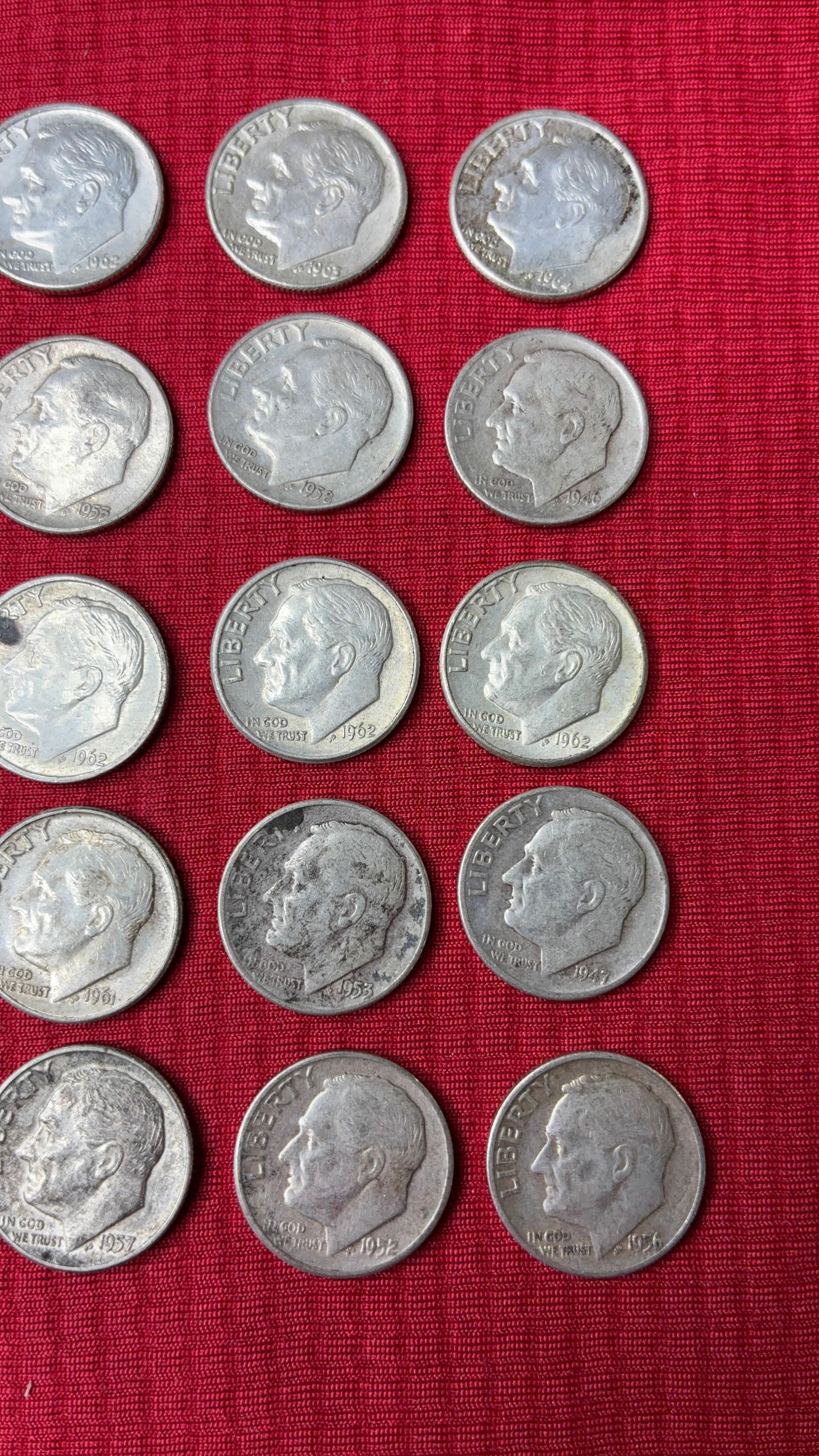 20 Roosevelt Dimes - 3
