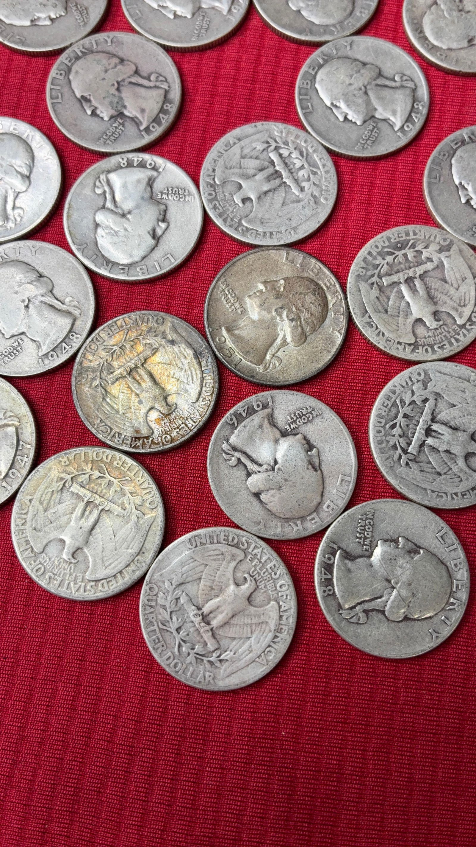 30 Silver Washington Quarters - 5