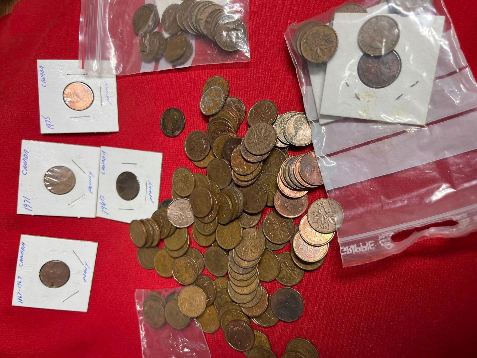 160 Canadian Pennies (1 of 6)