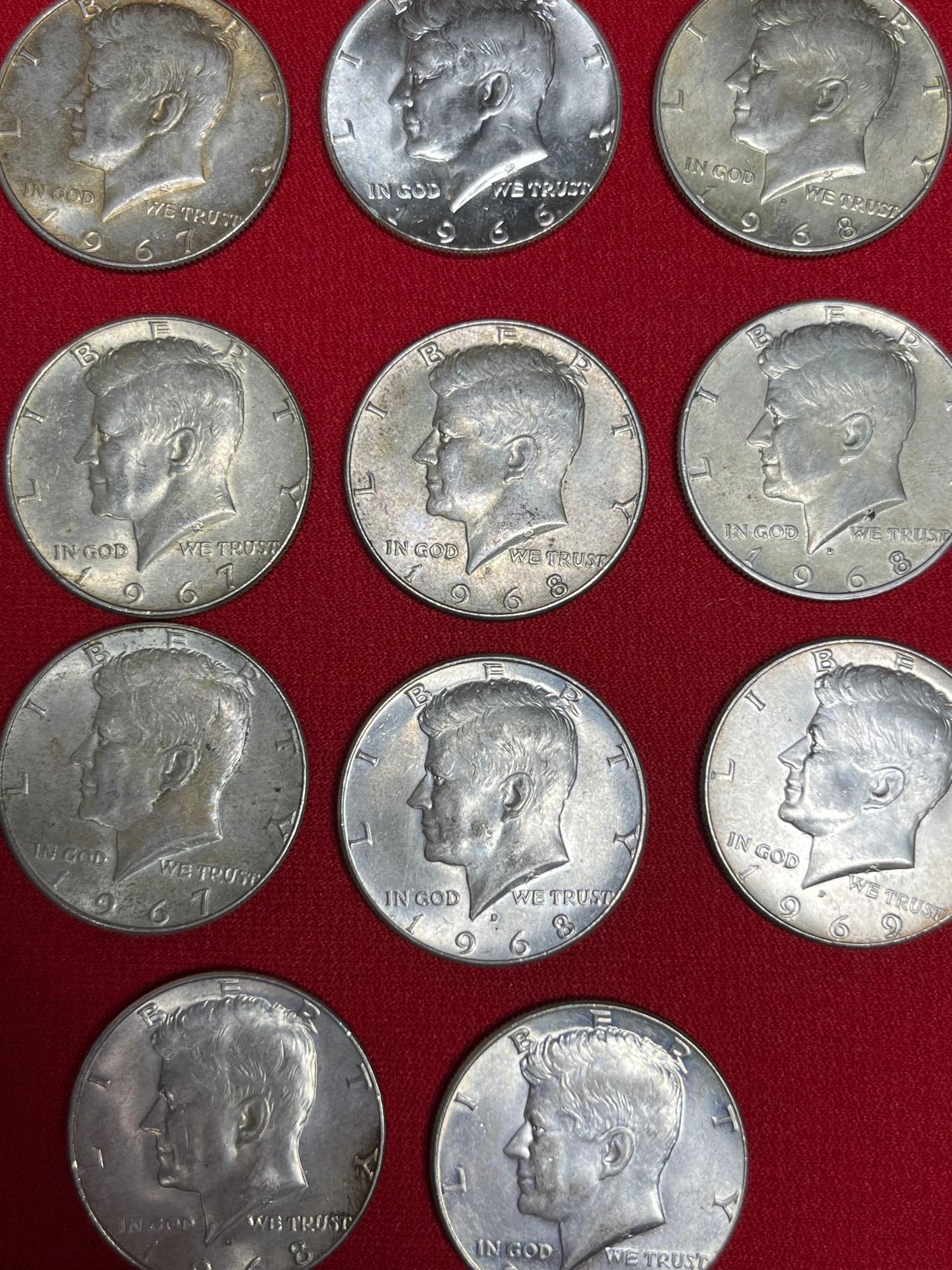 14 Kennedy Half Dollars - 3