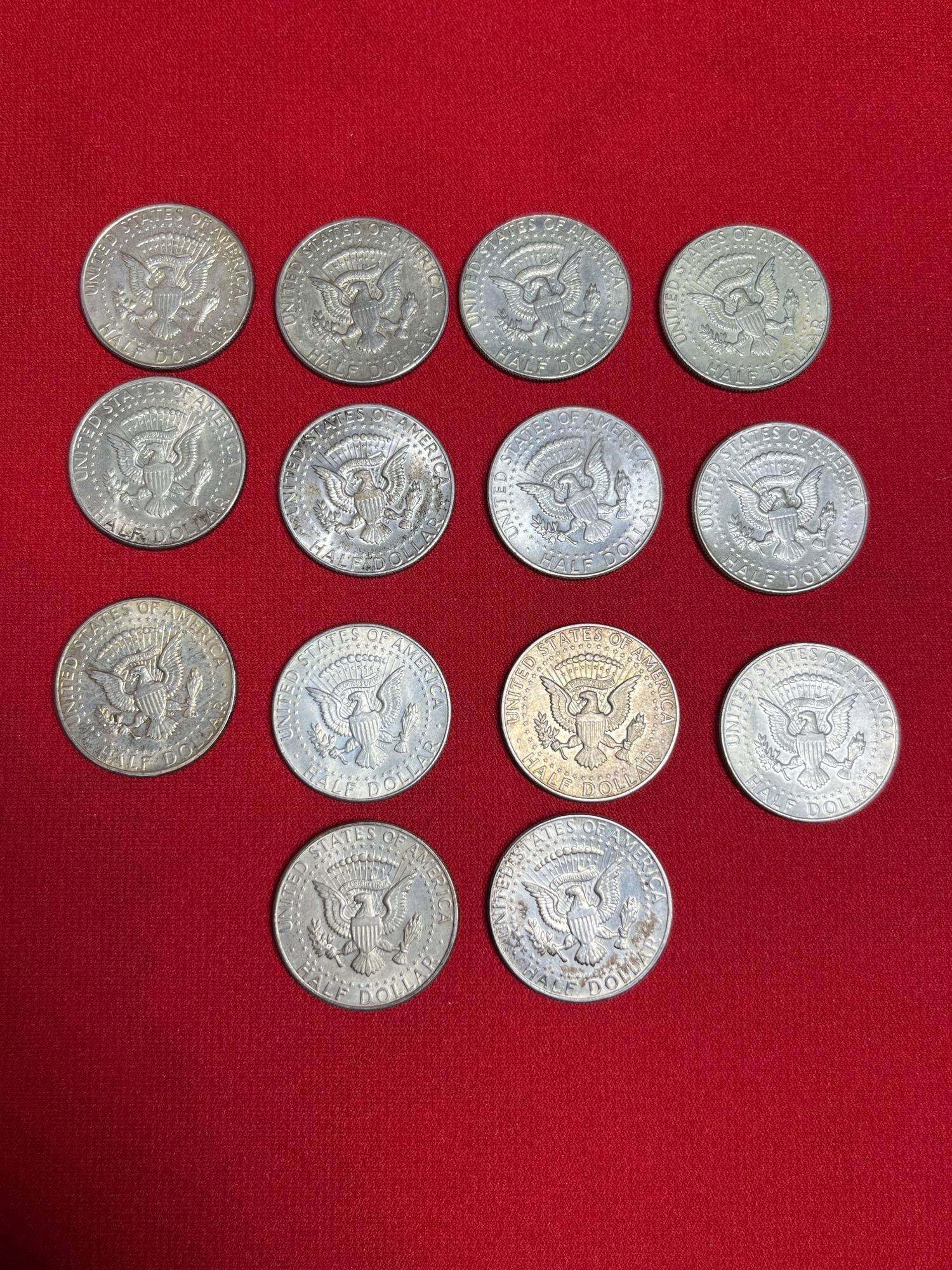 14 Kennedy Half Dollars - 4