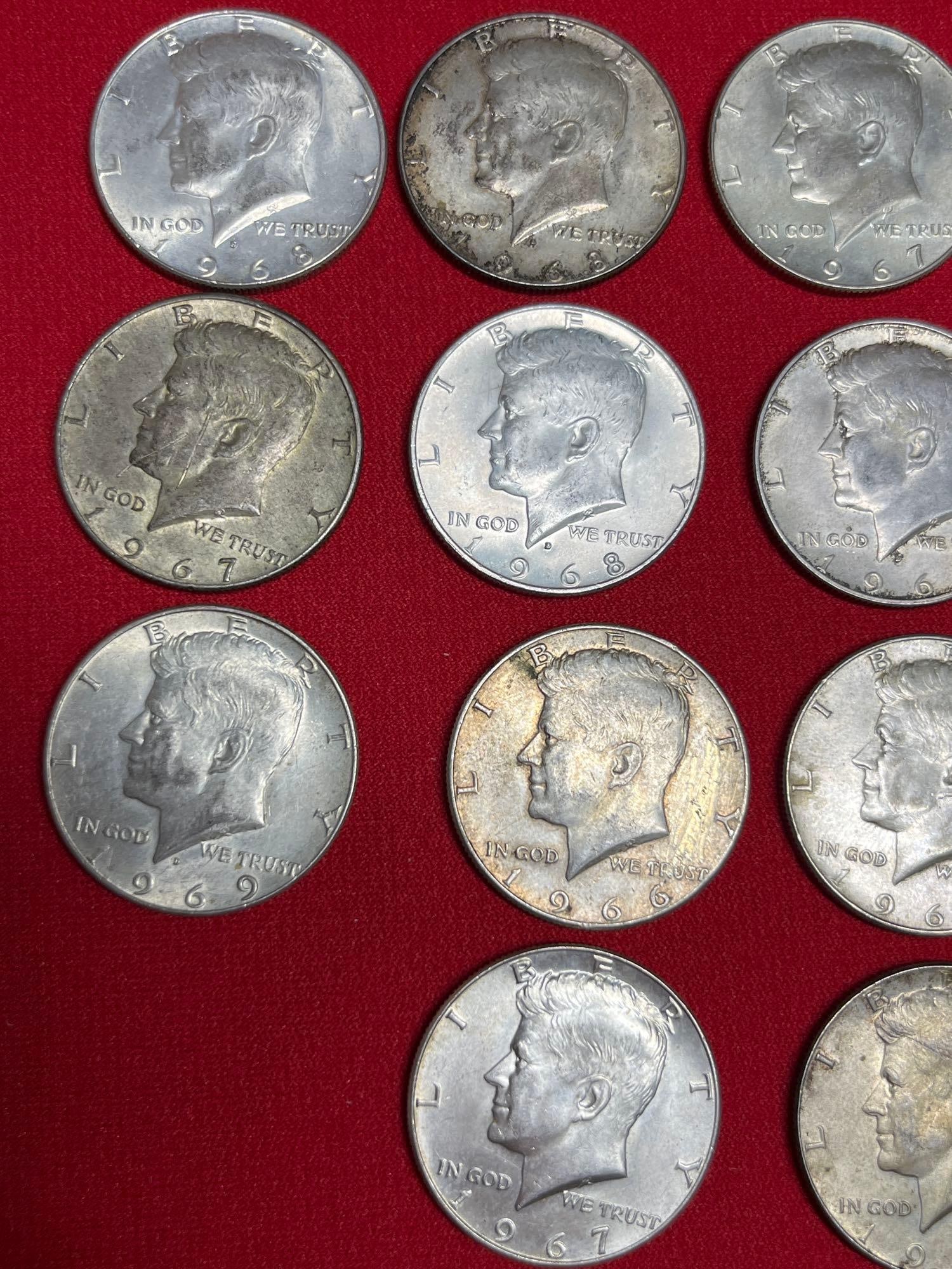 14 Kennedy Half Dollars - 2