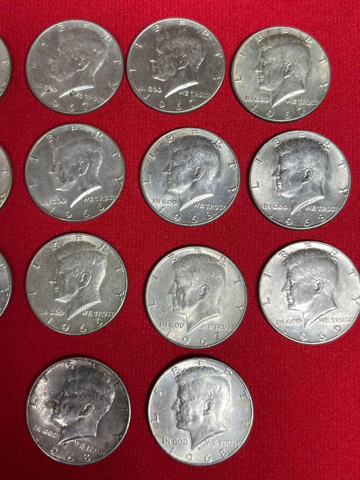 14 Kennedy Half Dollars - 3