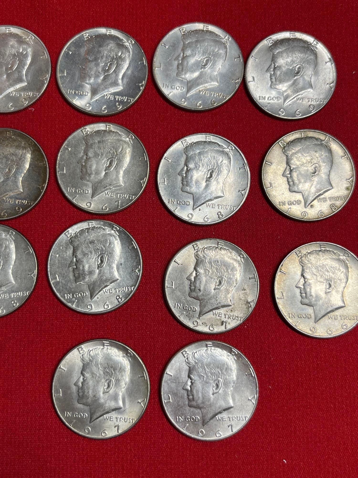 14 Kennedy Half Dollars - 3