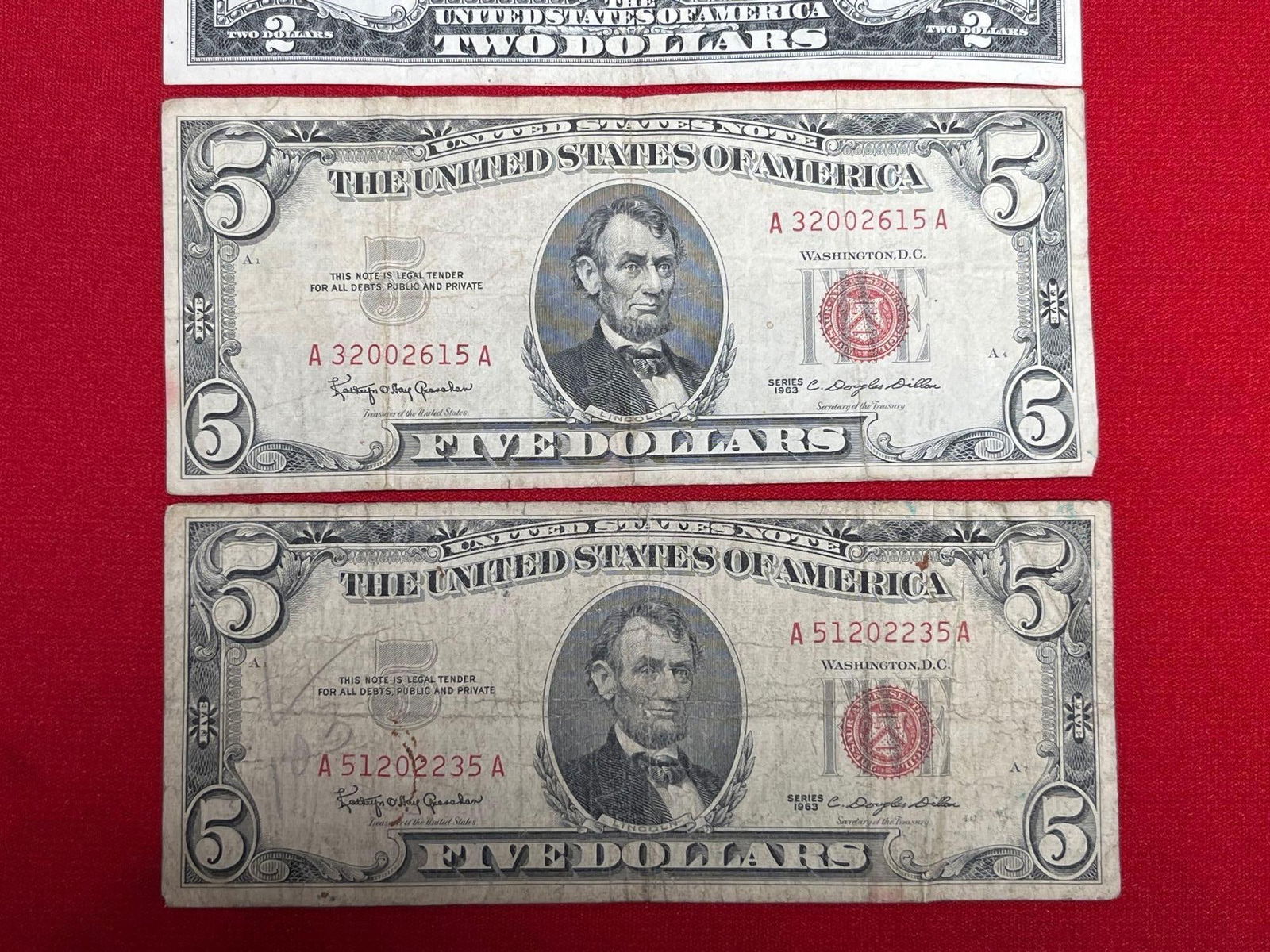 $5 and $2 Red Seals - 2