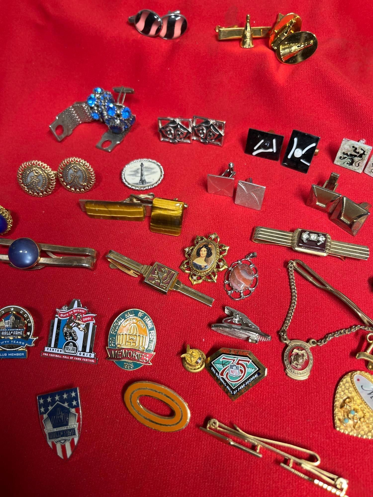 Early Tie Clips, Cufflinks, and Pins (1 of 6)