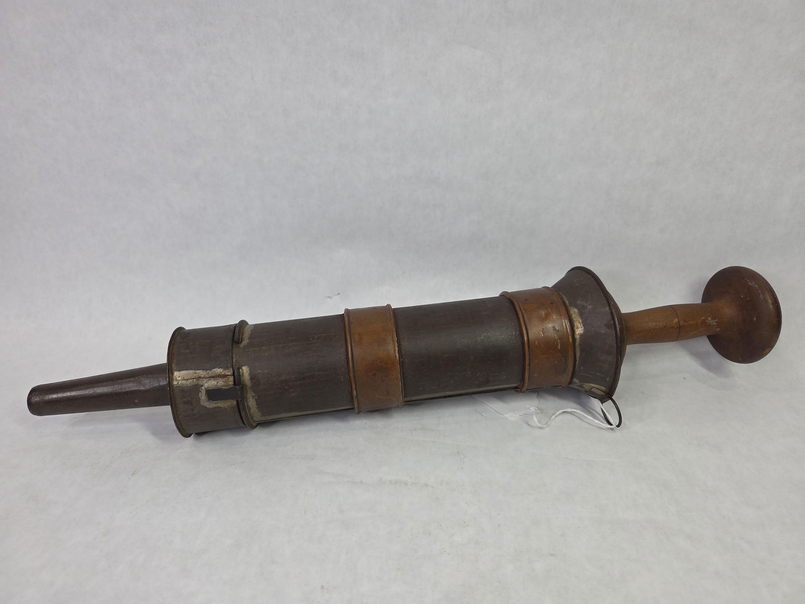 Primitive Hungarian Copper and Tin Dough Press (1 of 4)