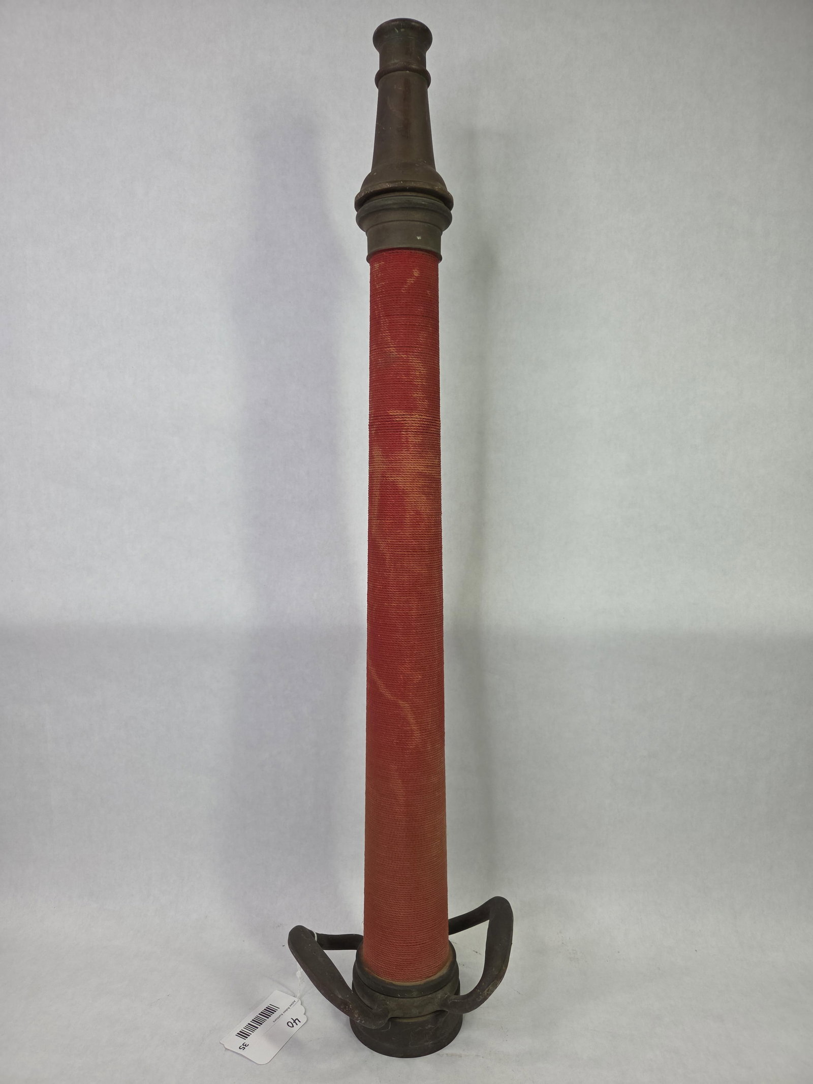 Elkhart Brass Co. Early 1920's Fire Hose Nozzle Playpipe: Great overall condition measuring 30 in.