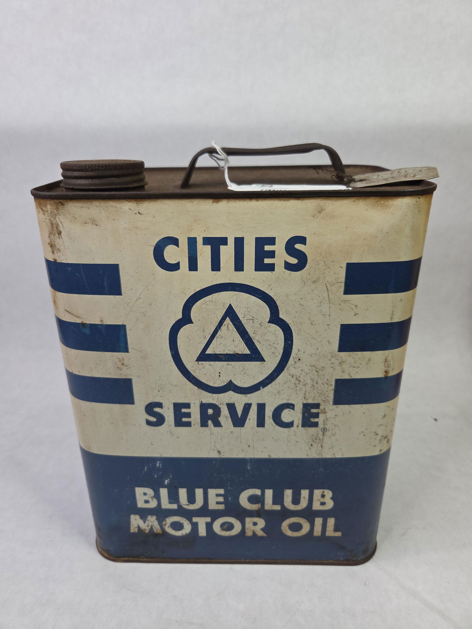 Cities Service Blue Club Motor Oil 8 Qt. (2 Gal. ) Can (1 of 5)