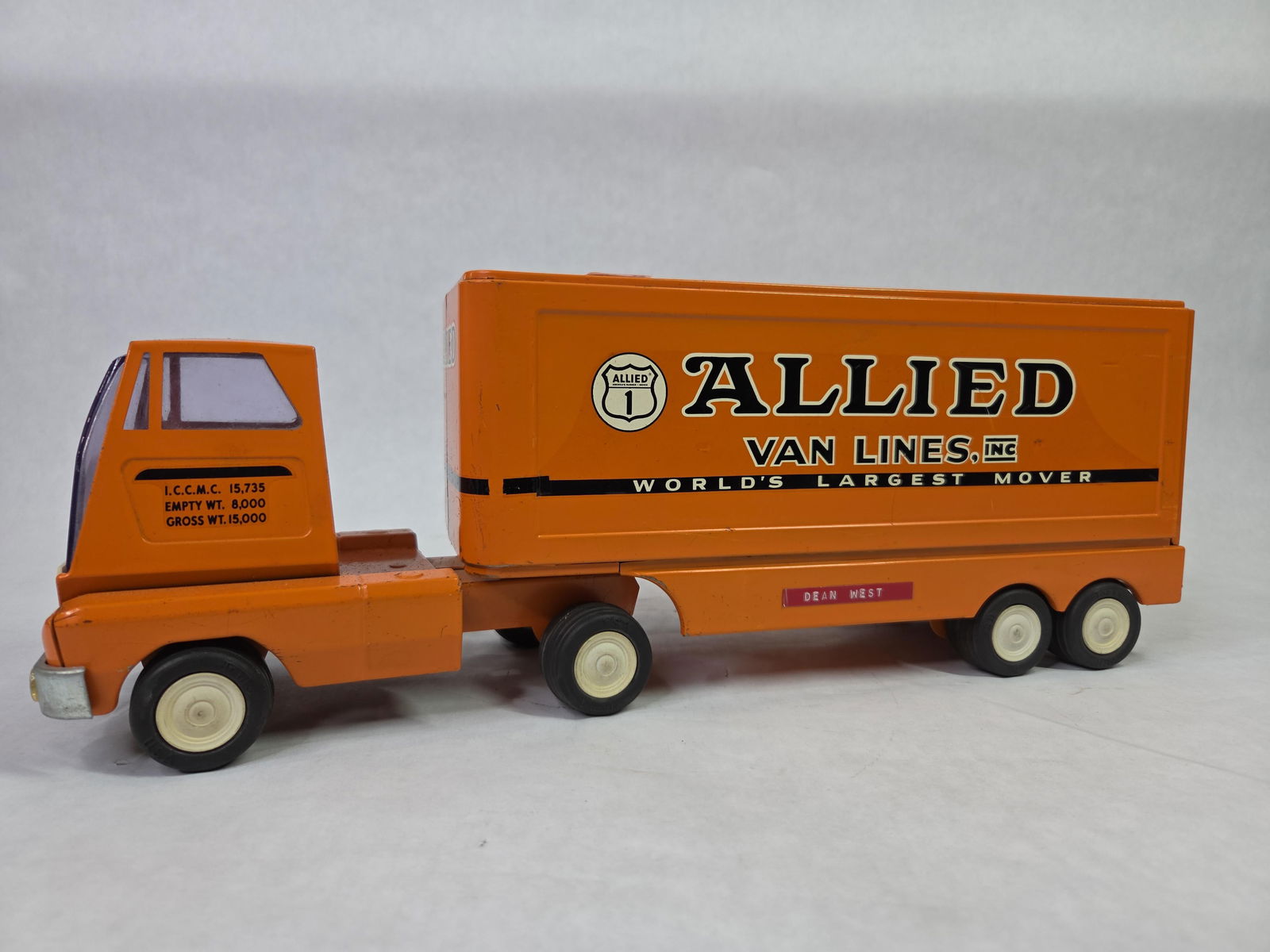 Tonka Pressed Steel Allied Van Lines Moving Tractor Trailer (1 of 7)