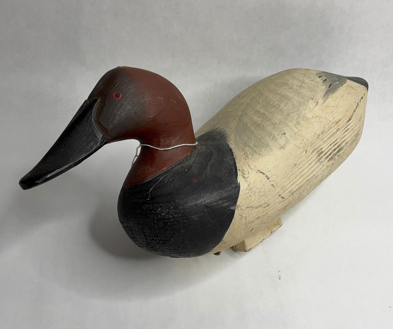Antique Hand Carved and Painted Wooden Mallard Duck Decoy (1 of 8)