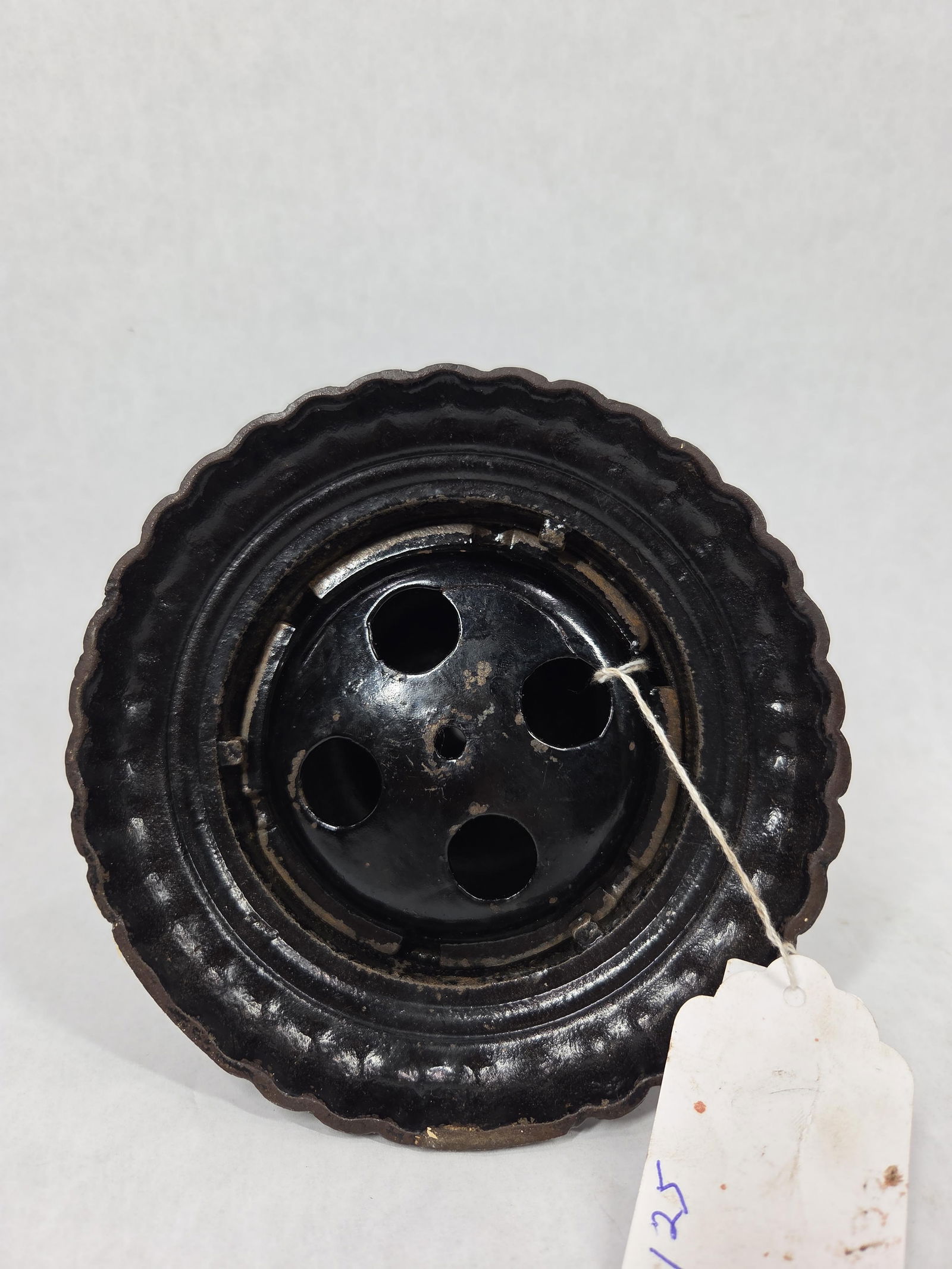 Cast Iron Bee Hive String Holder - 3