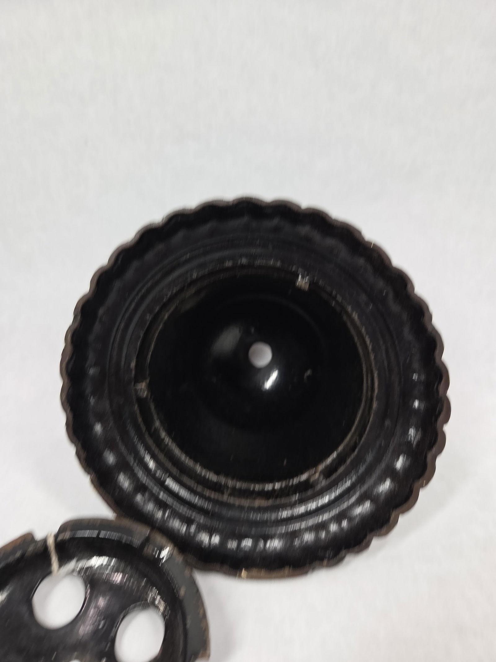 Cast Iron Bee Hive String Holder - 4