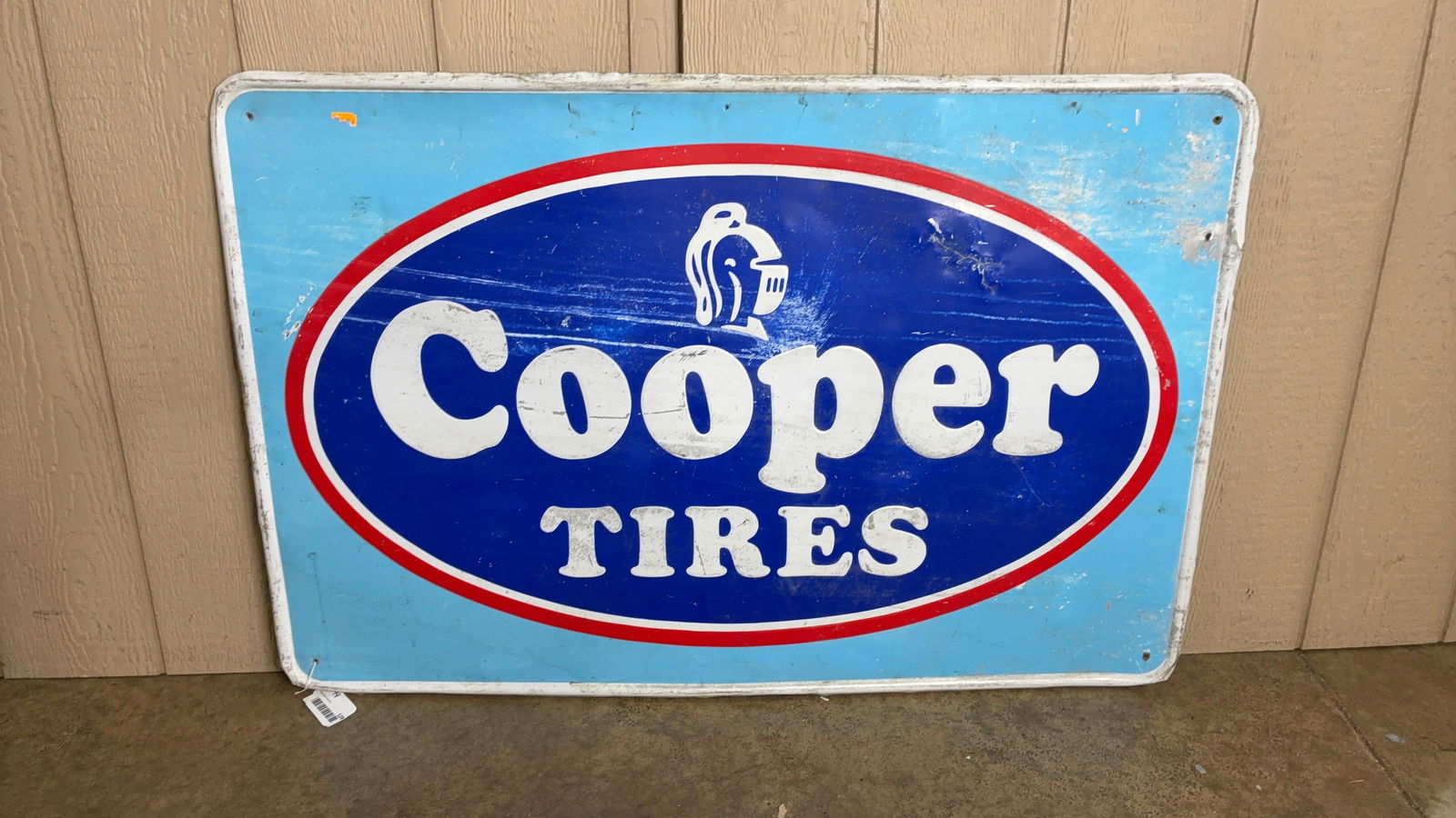 SST Painted Self Framed Cooper Tires Embossed Dealer Sign (1 of 6)