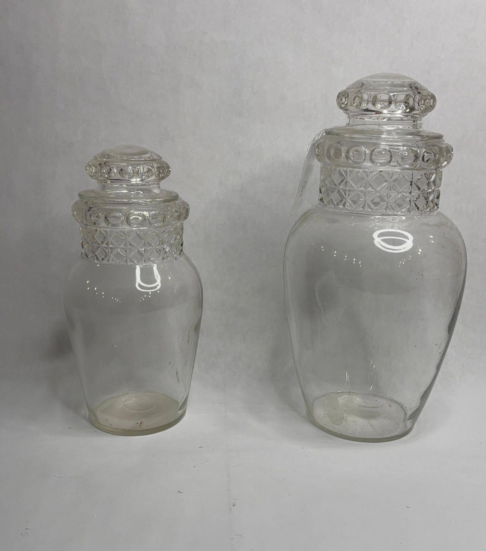 Pair of Lidded Apothecary Jars (1 of 9)