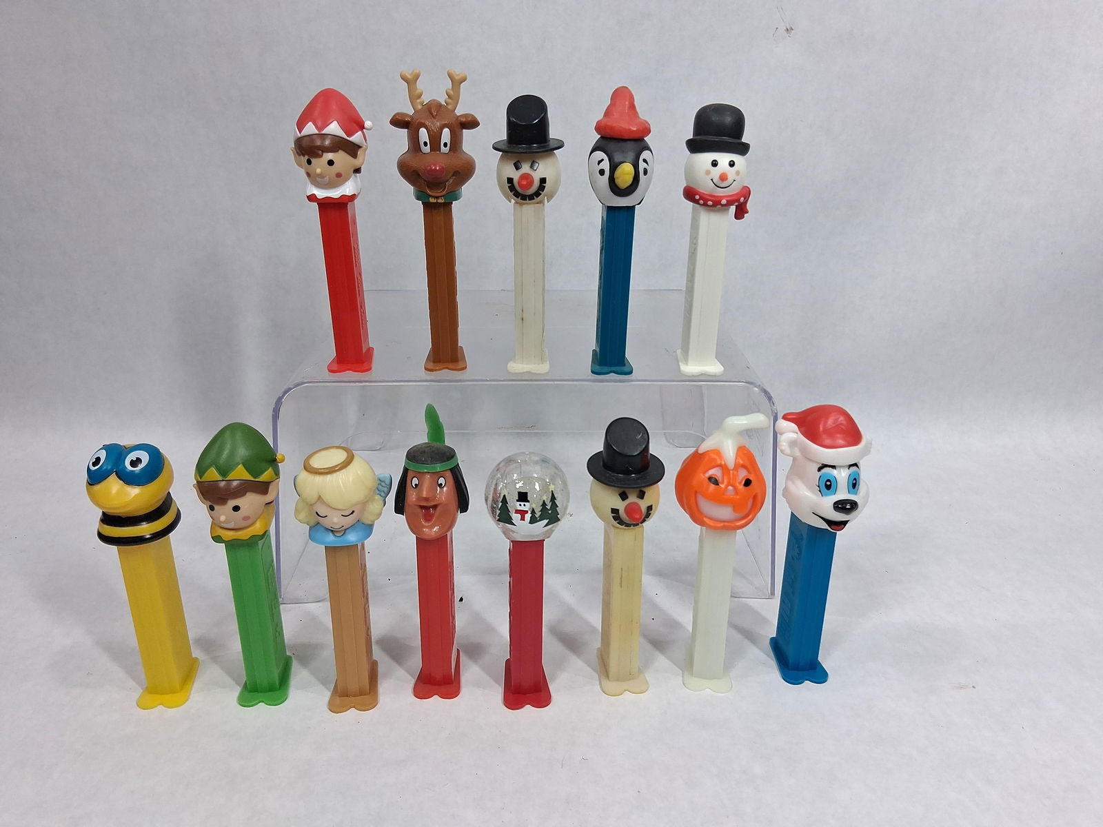Pez Dispenser Lot Inc. Vintage Indian Chief Whistler, Penguin Whistler, Holiday and More (1 of 9)