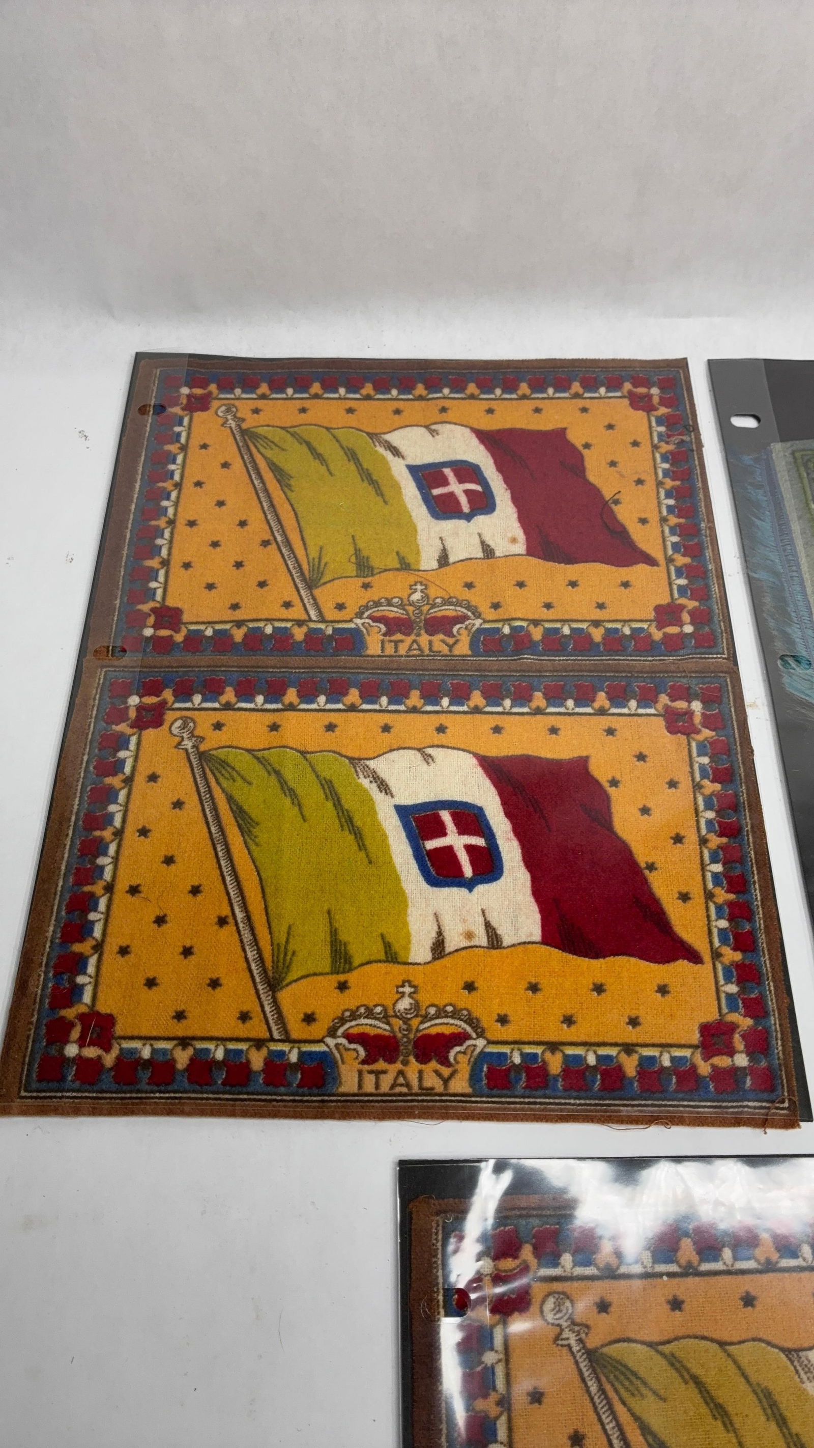 Cigar & Cornell Felt Flags - 3