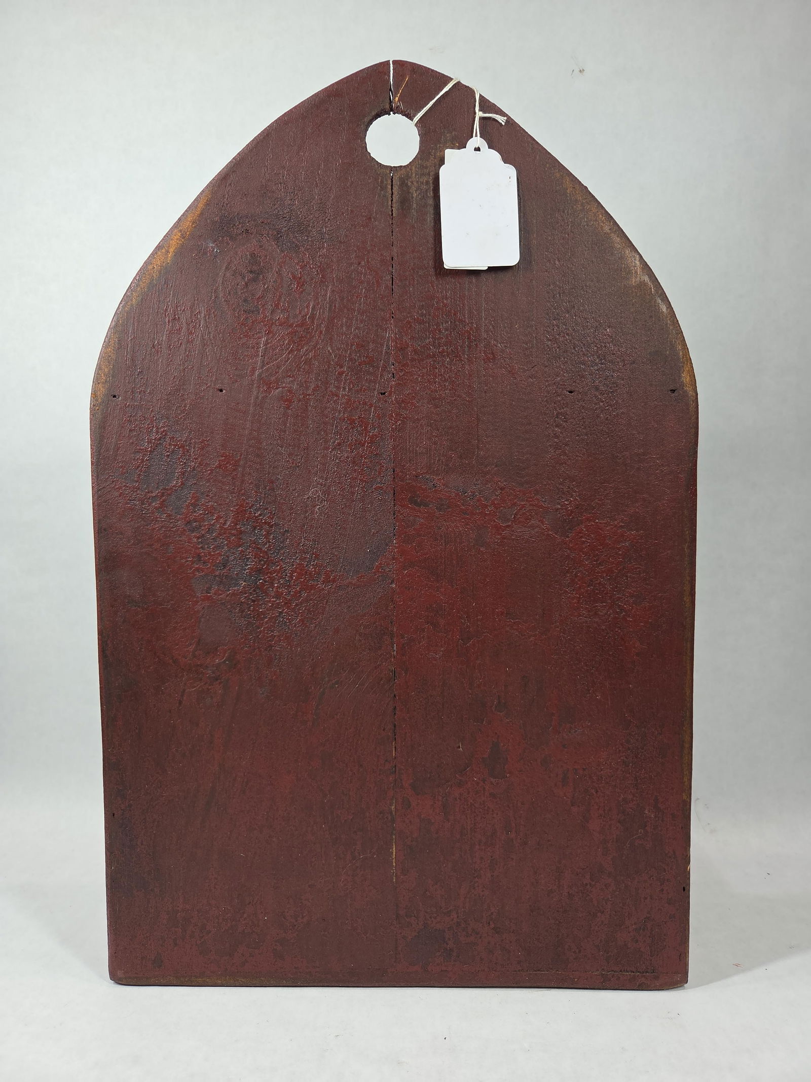 Primitive Red Painted Spoon Holder - 6