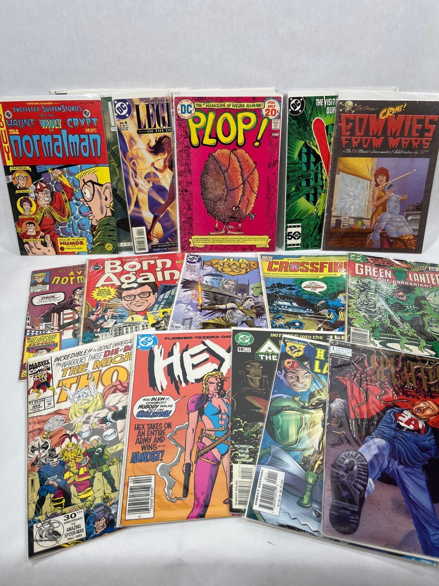 Vintage Comic Book Lot Inc. DC, Marvel, Spire, Barbour, Aardvark Vanaheim and More (1 of 6)