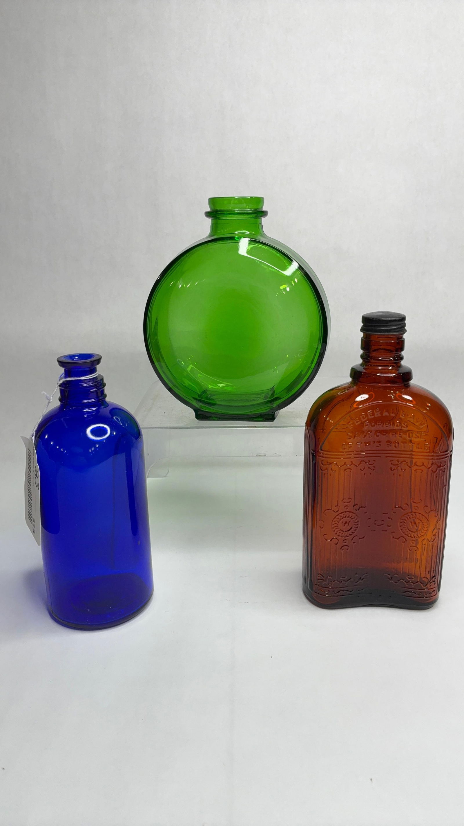 Colored Glass Bottles (1 of 7)