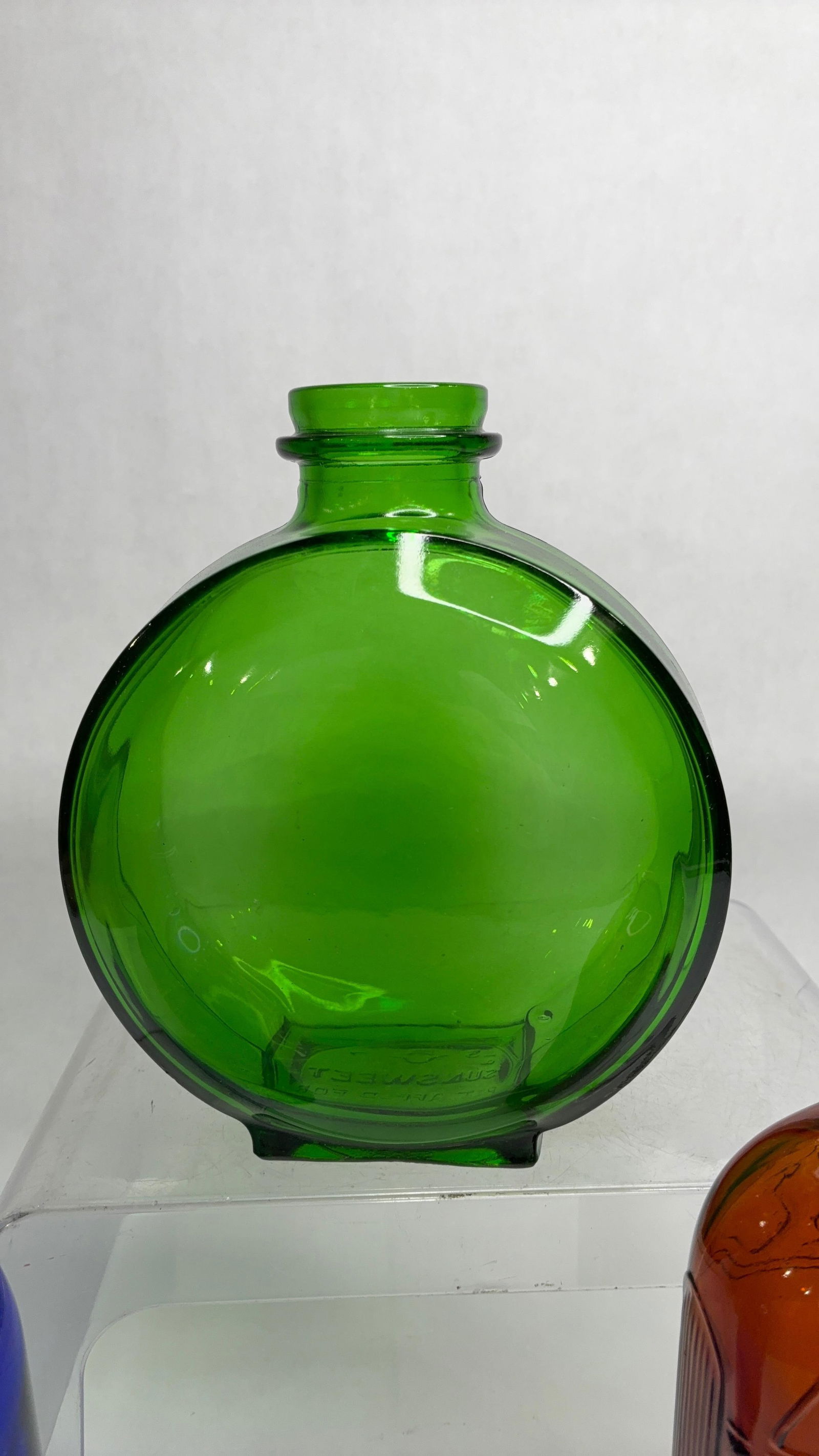 Colored Glass Bottles - 6