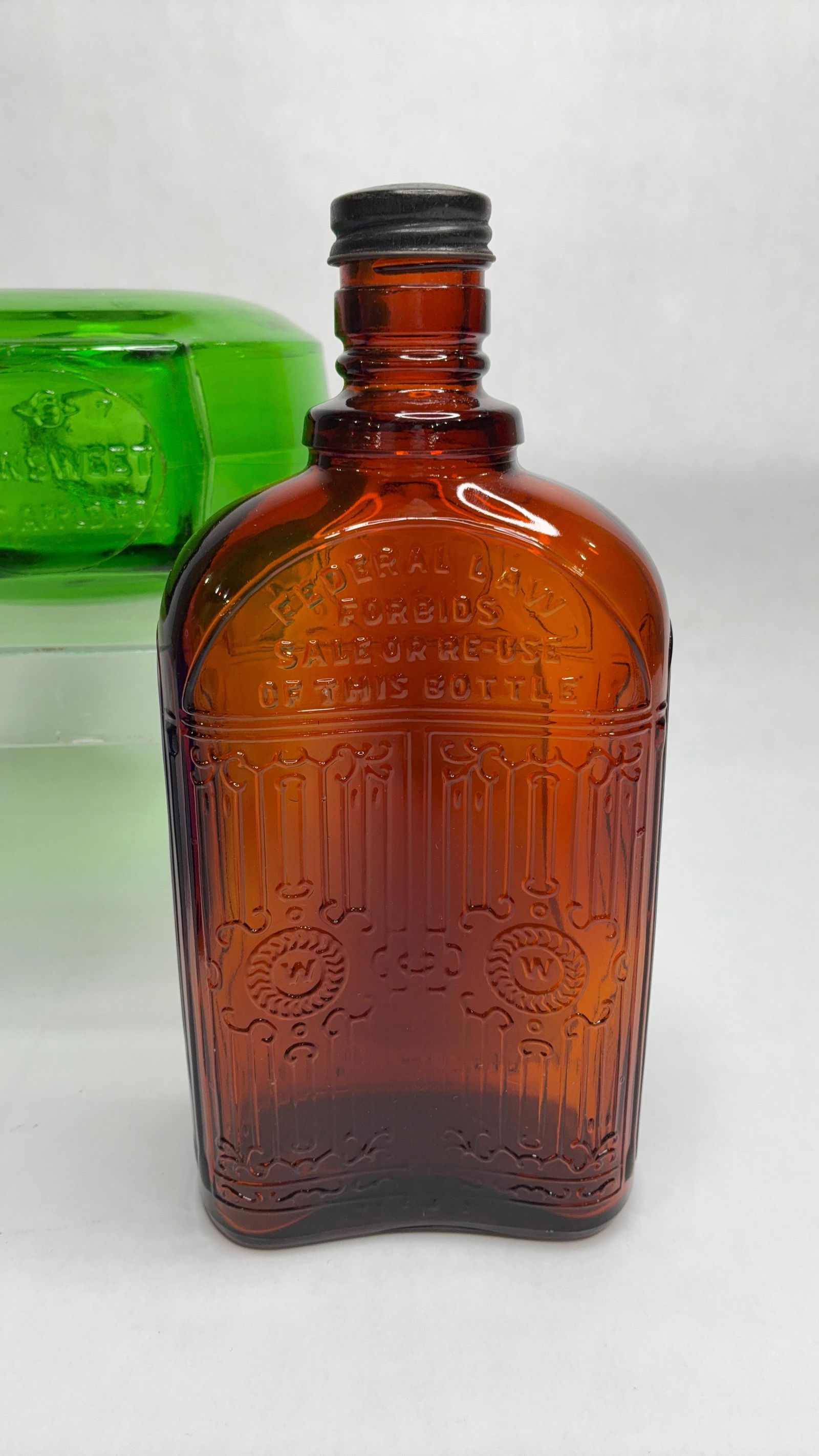 Colored Glass Bottles - 7