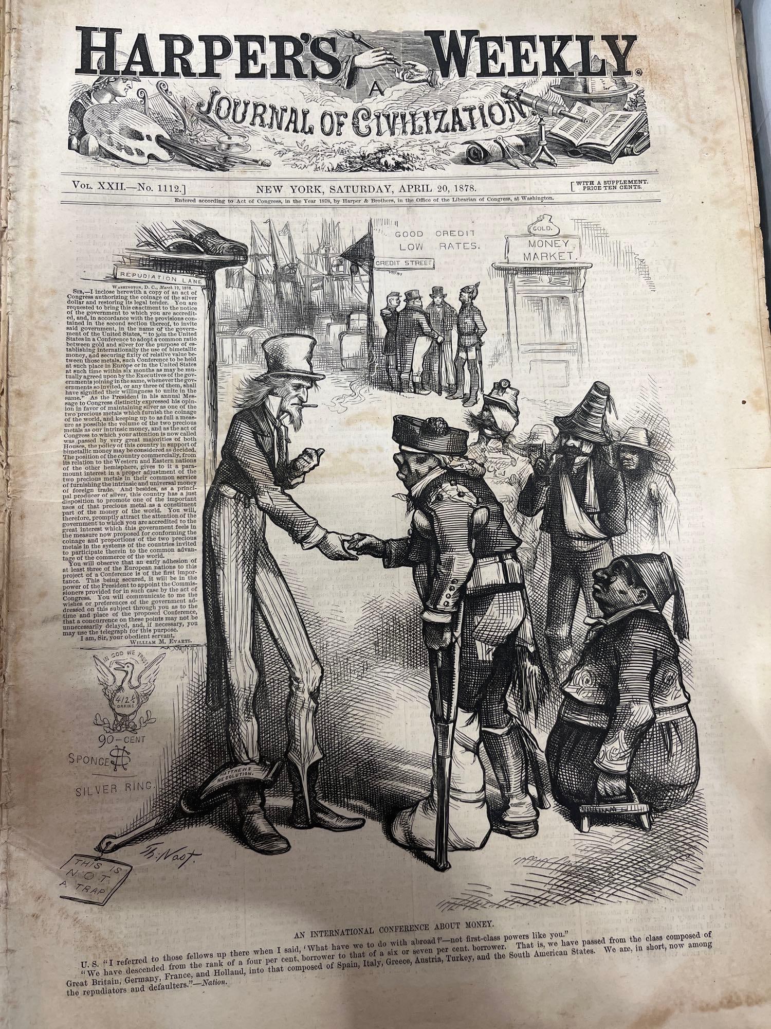 1870's to 1890's Harpers Weekly & 1864 Bound Books (1 of 7)