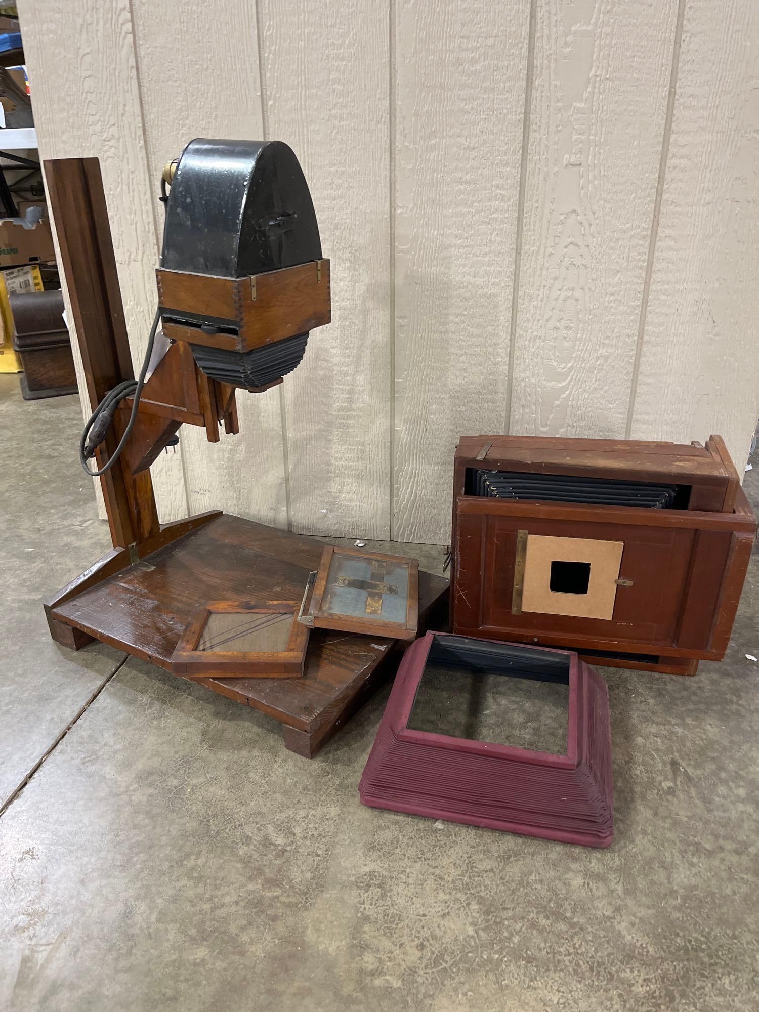 Early Century Model by Eastman Antique Large Format Studio Camera w/ Accessories (1 of 9)