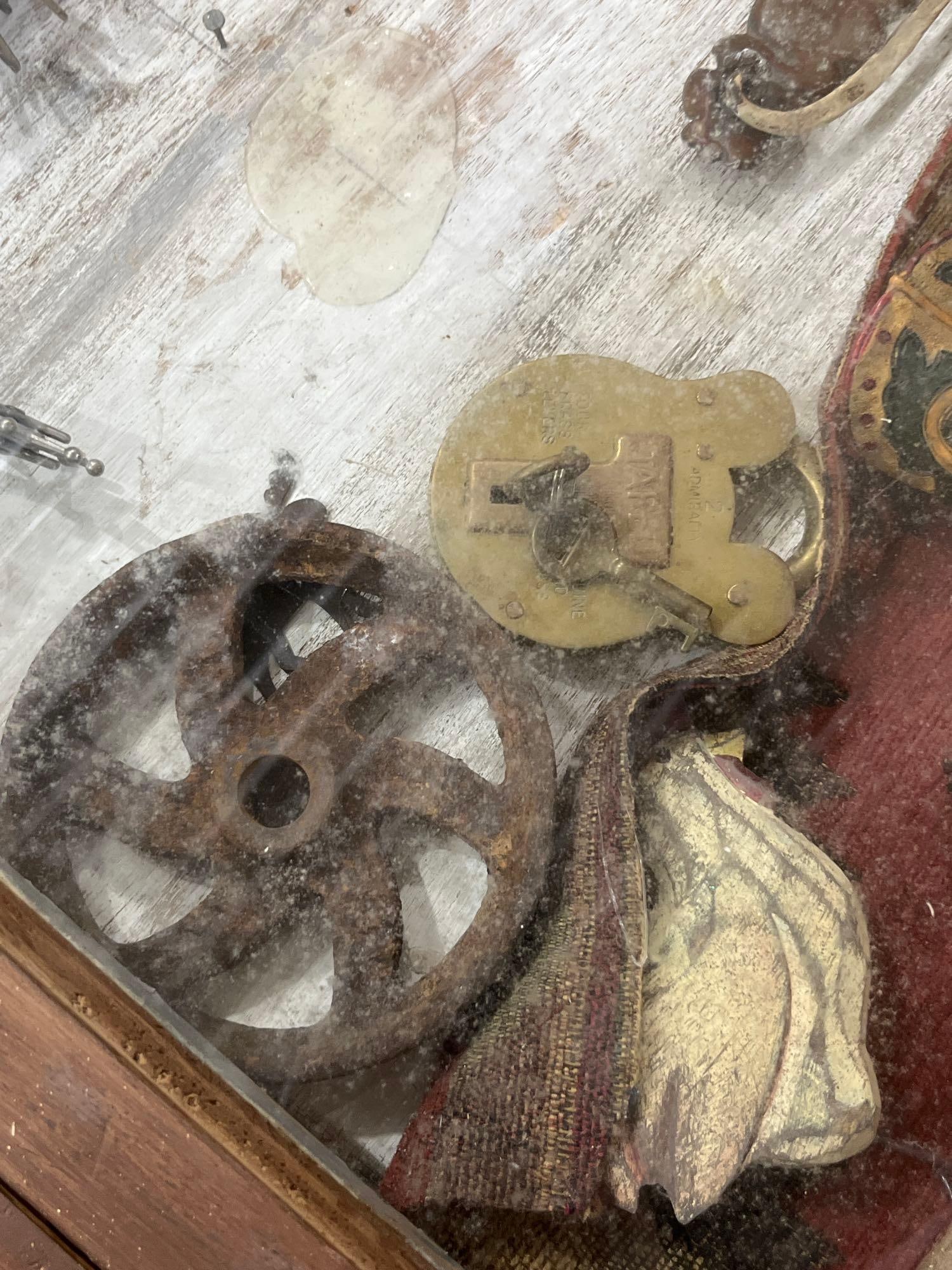 Framed Primitive Shadow Box Western Display - 6