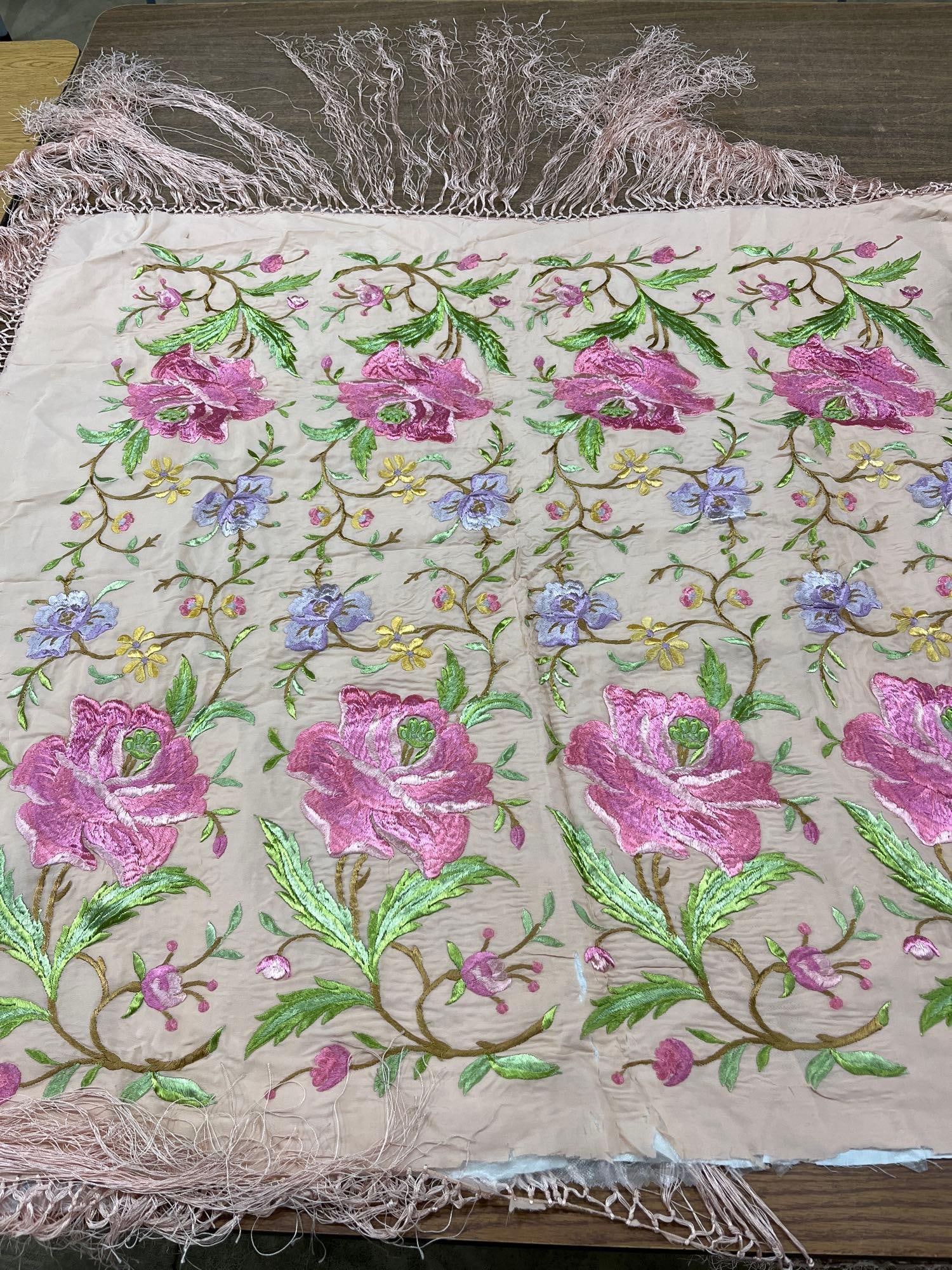 Embroidered Spanish Shawls - 2