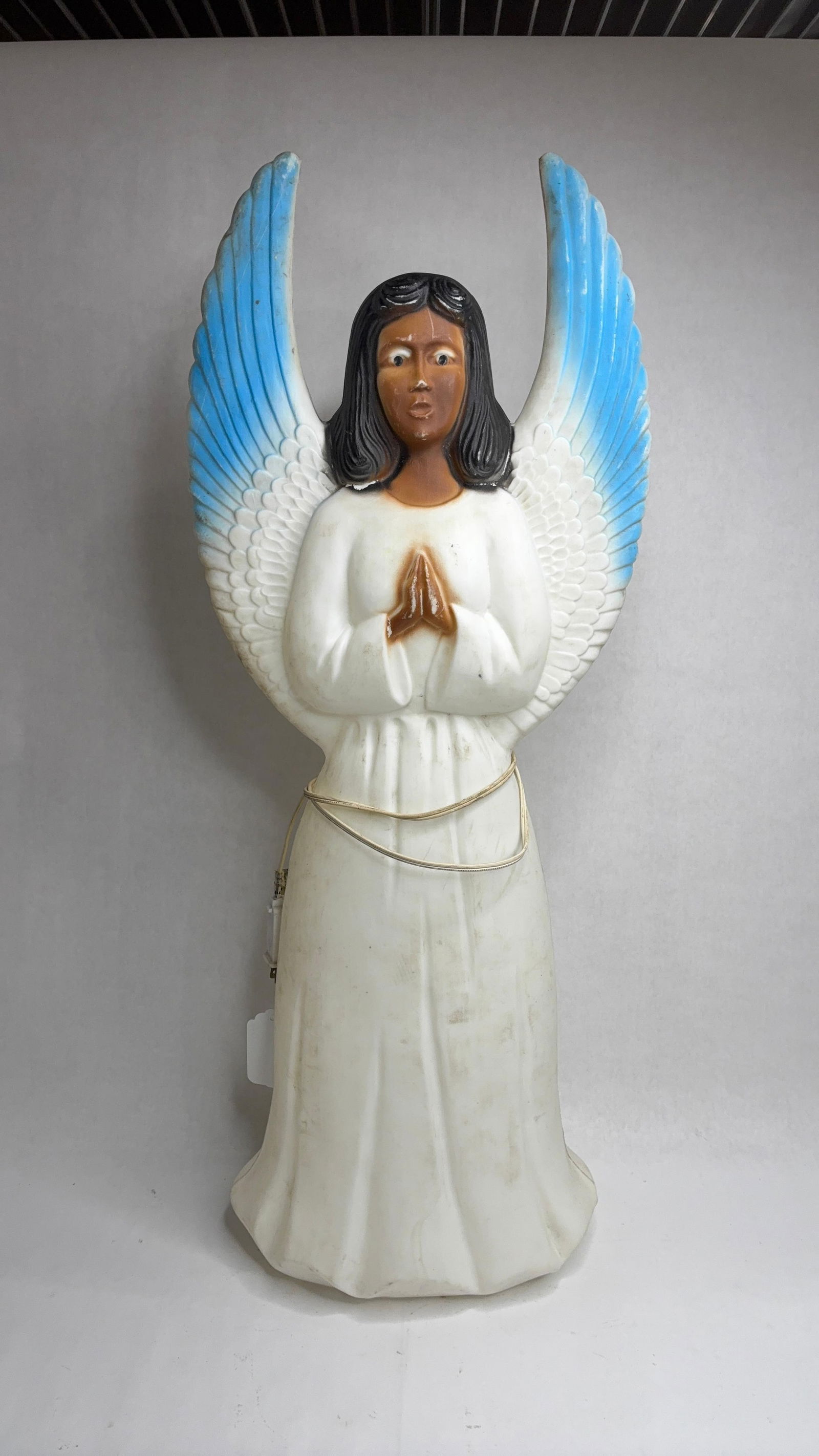 1988 Blow Mold Angel: Union Products. with lighted cord. 30.5 inches tall
