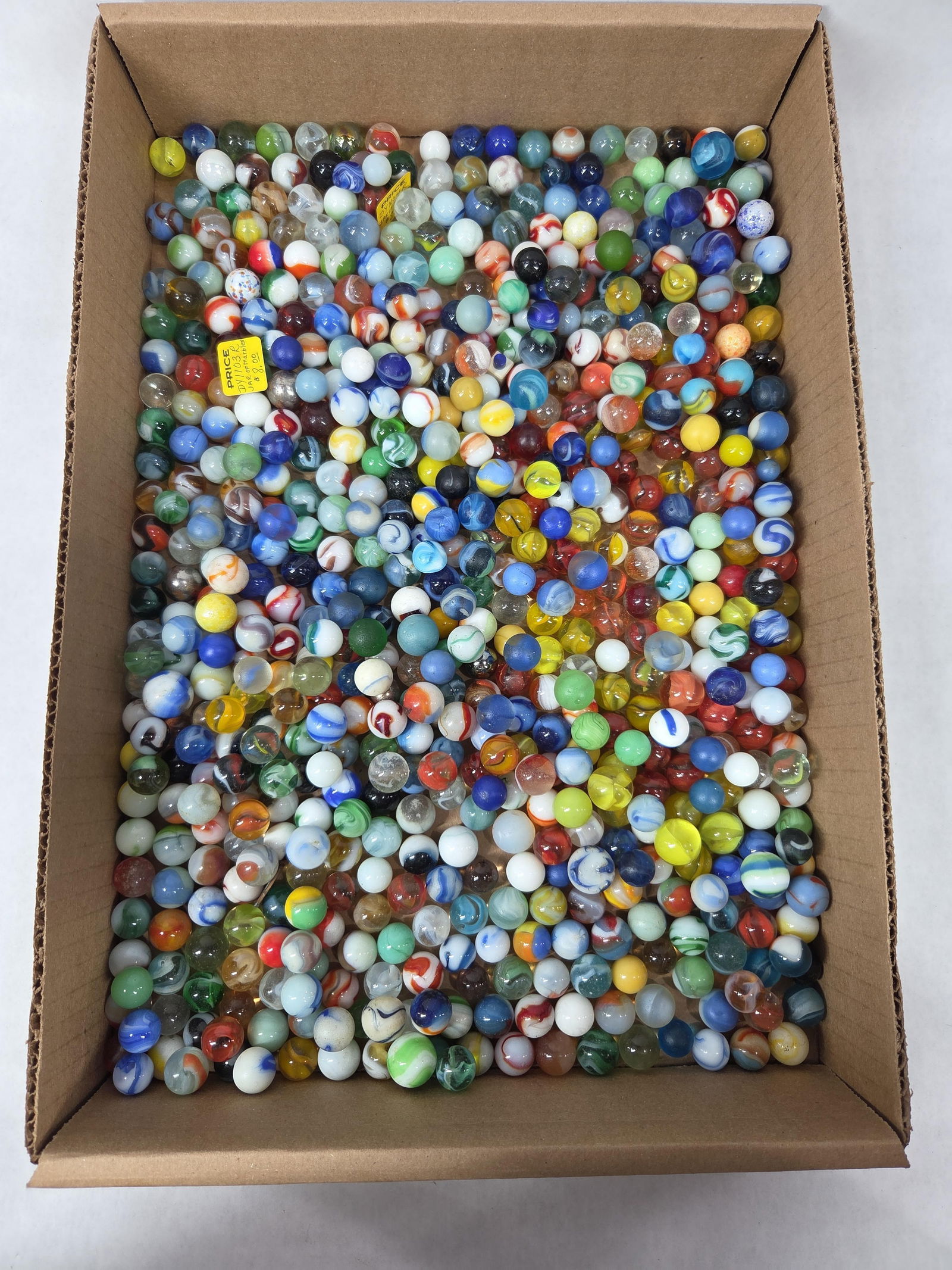 Great Early Assorted Glass Shooter and Uranium Marble Lot (1 of 7)