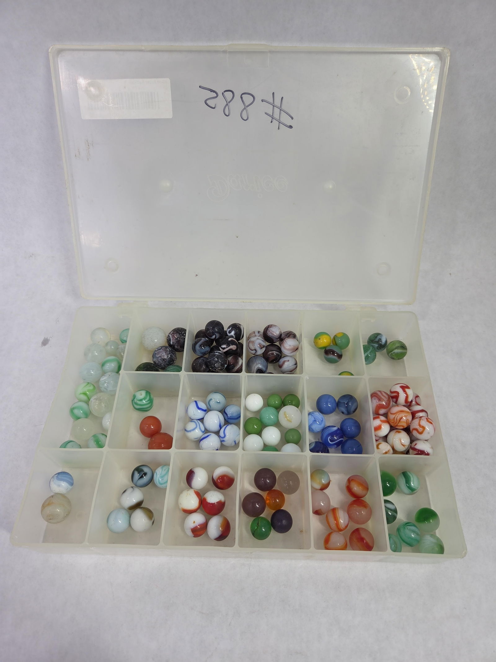 Early Lot of Assorted Glass Marbles Inc. Uranium (1 of 2)