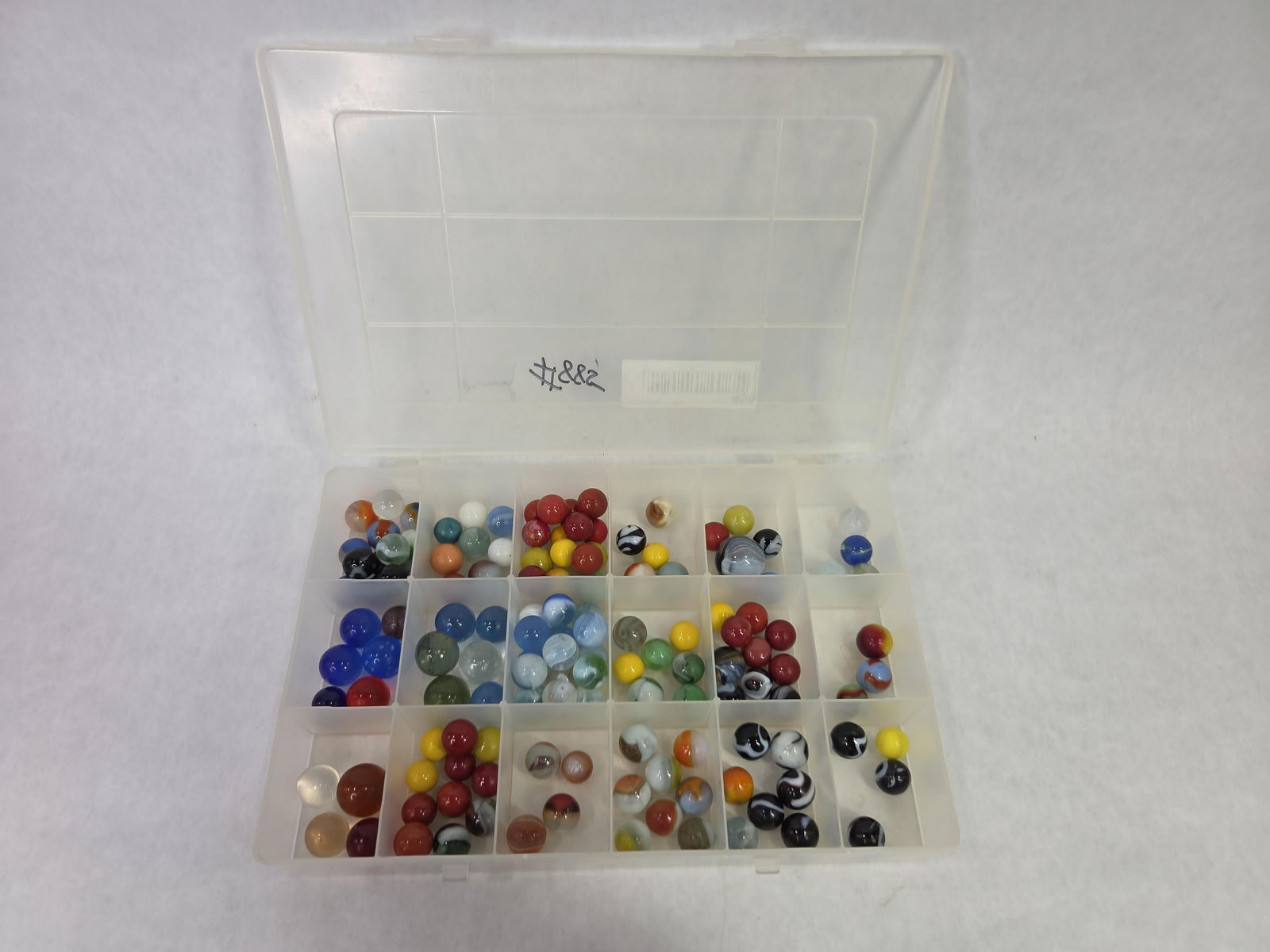 Early Lot of Assorted Glass Marbles Inc. Uranium and Shooters (1 of 2)