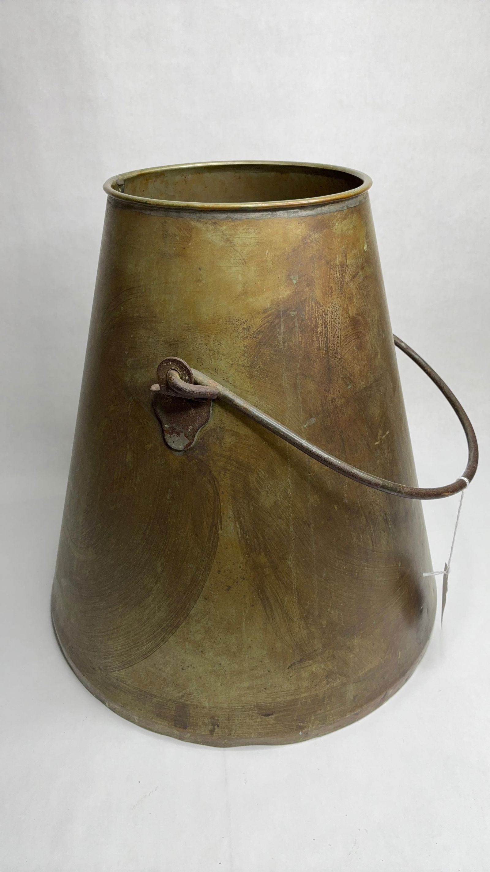 Spun Brass Coal Bucket - 2