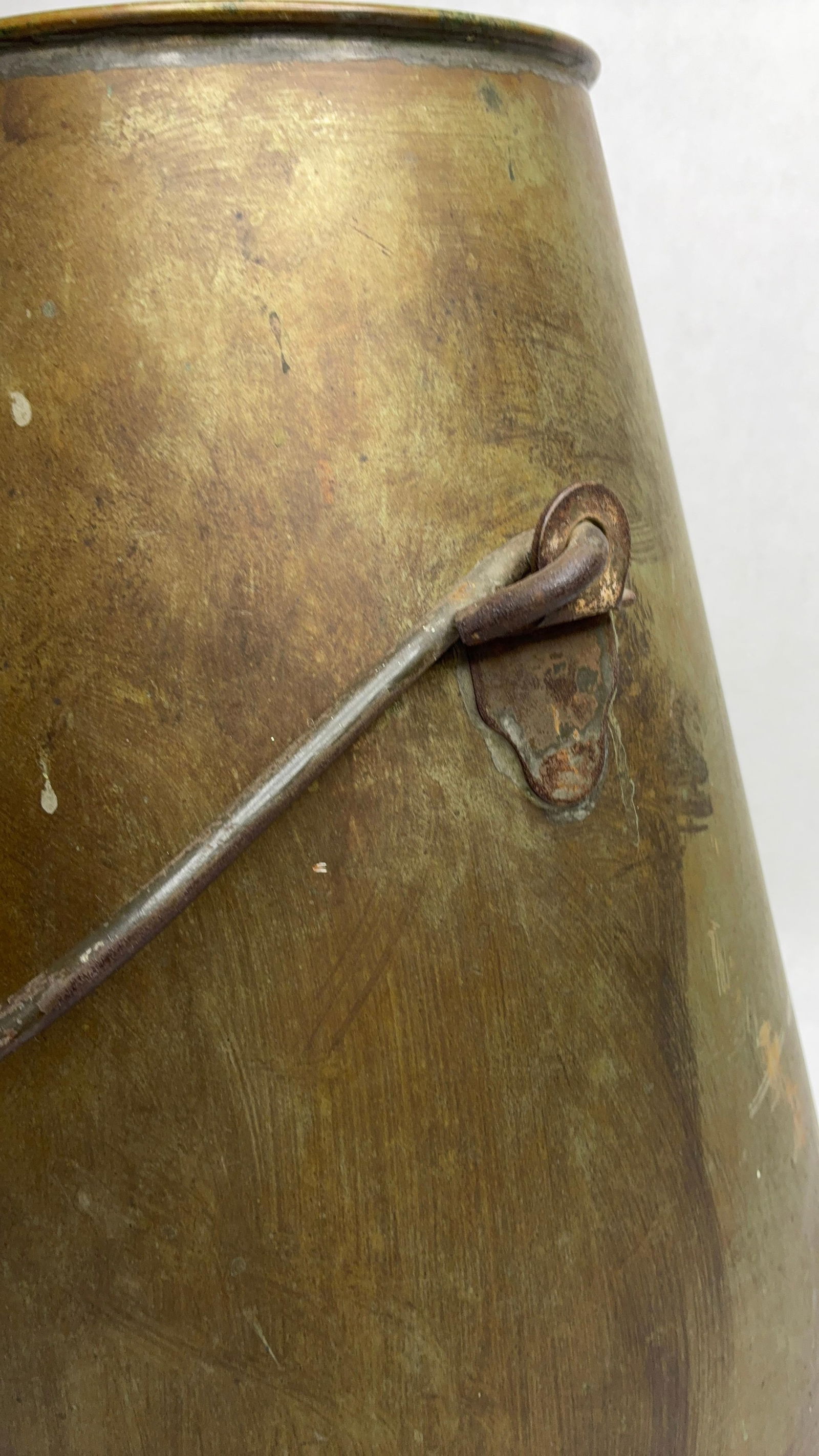 Spun Brass Coal Bucket - 5