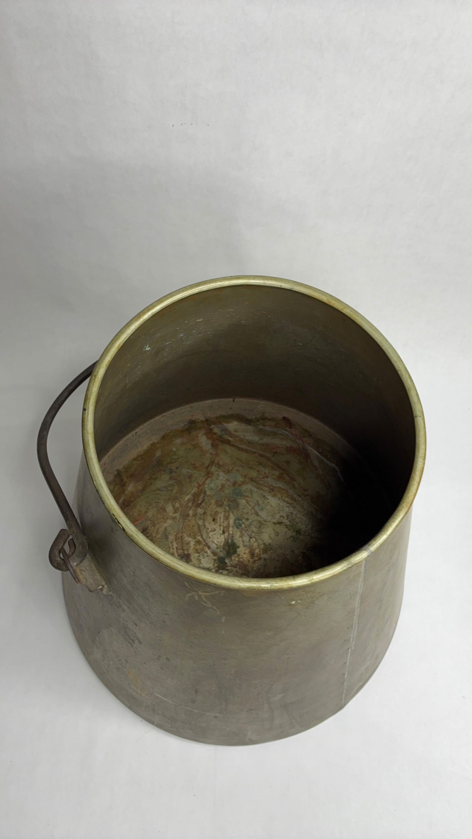 Spun Brass Coal Bucket - 7