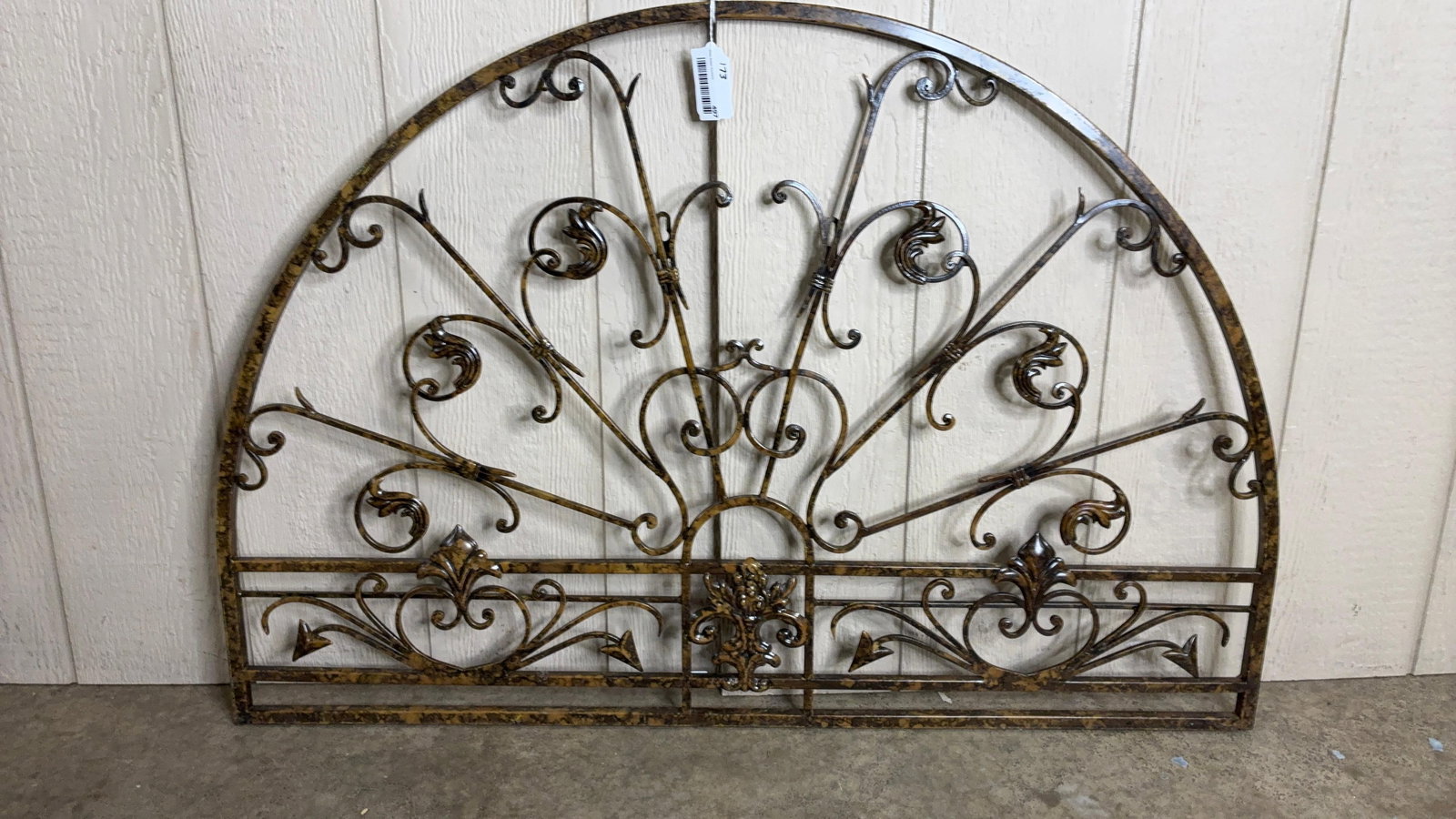 Large Iron Scroll Work Design Over Door Arch Deco Wall Hanging (1 of 8)