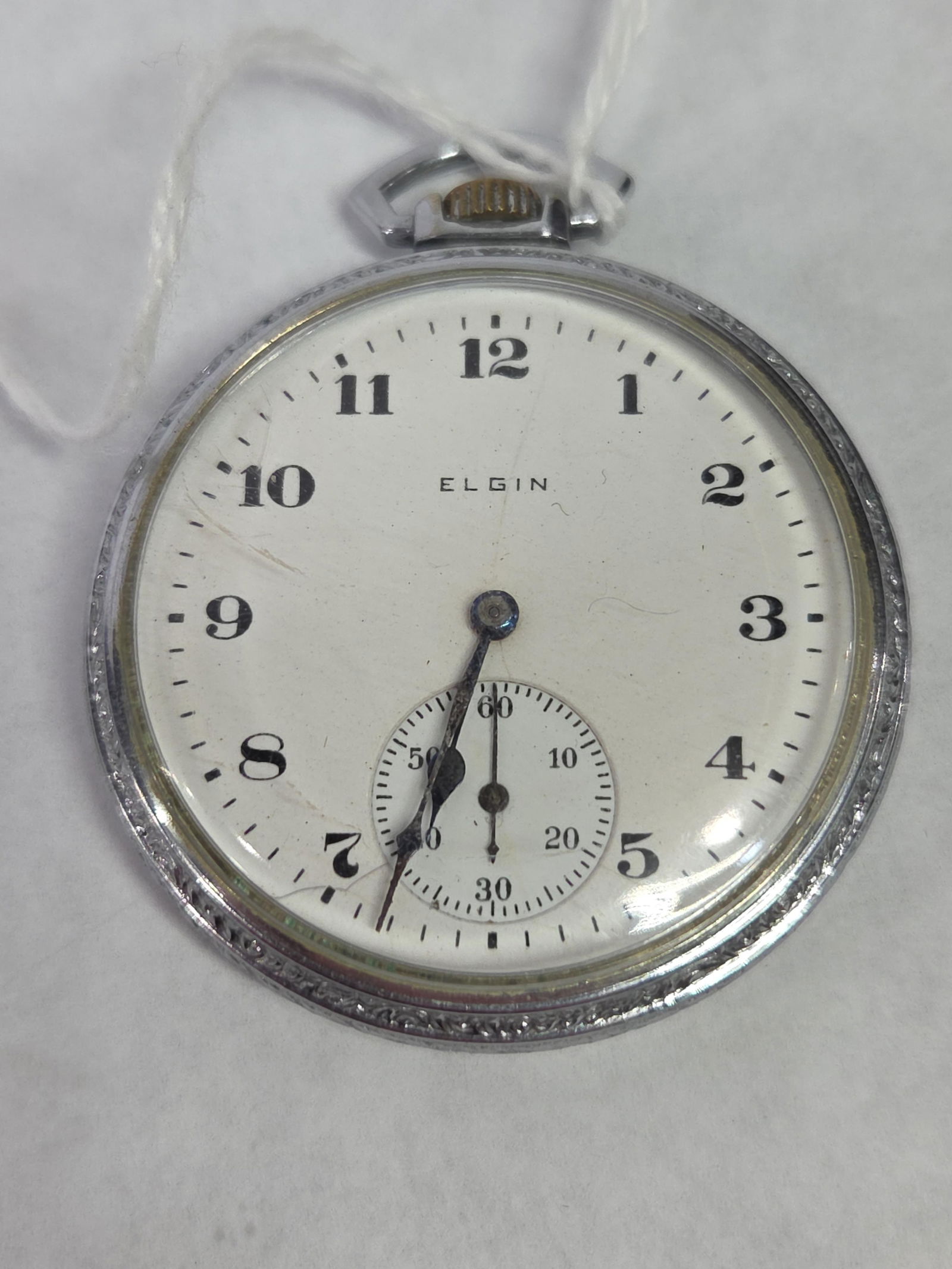 Elgin National Watch Co. 15 Jewel Open Face Pocket Watch (1 of 4)