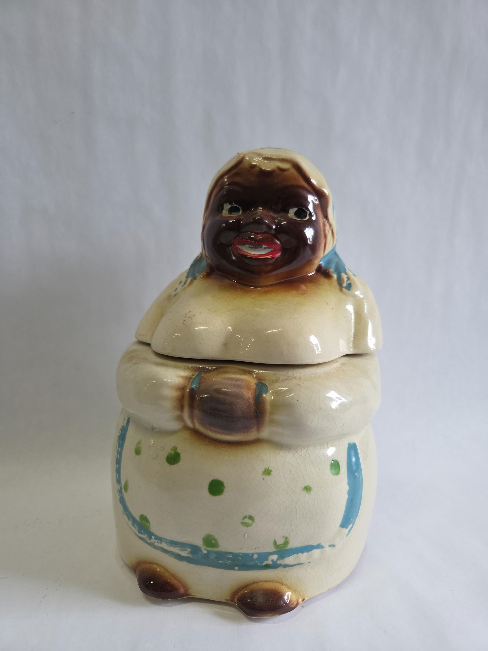 1940th black americana mammy cookie jar (1 of 4)