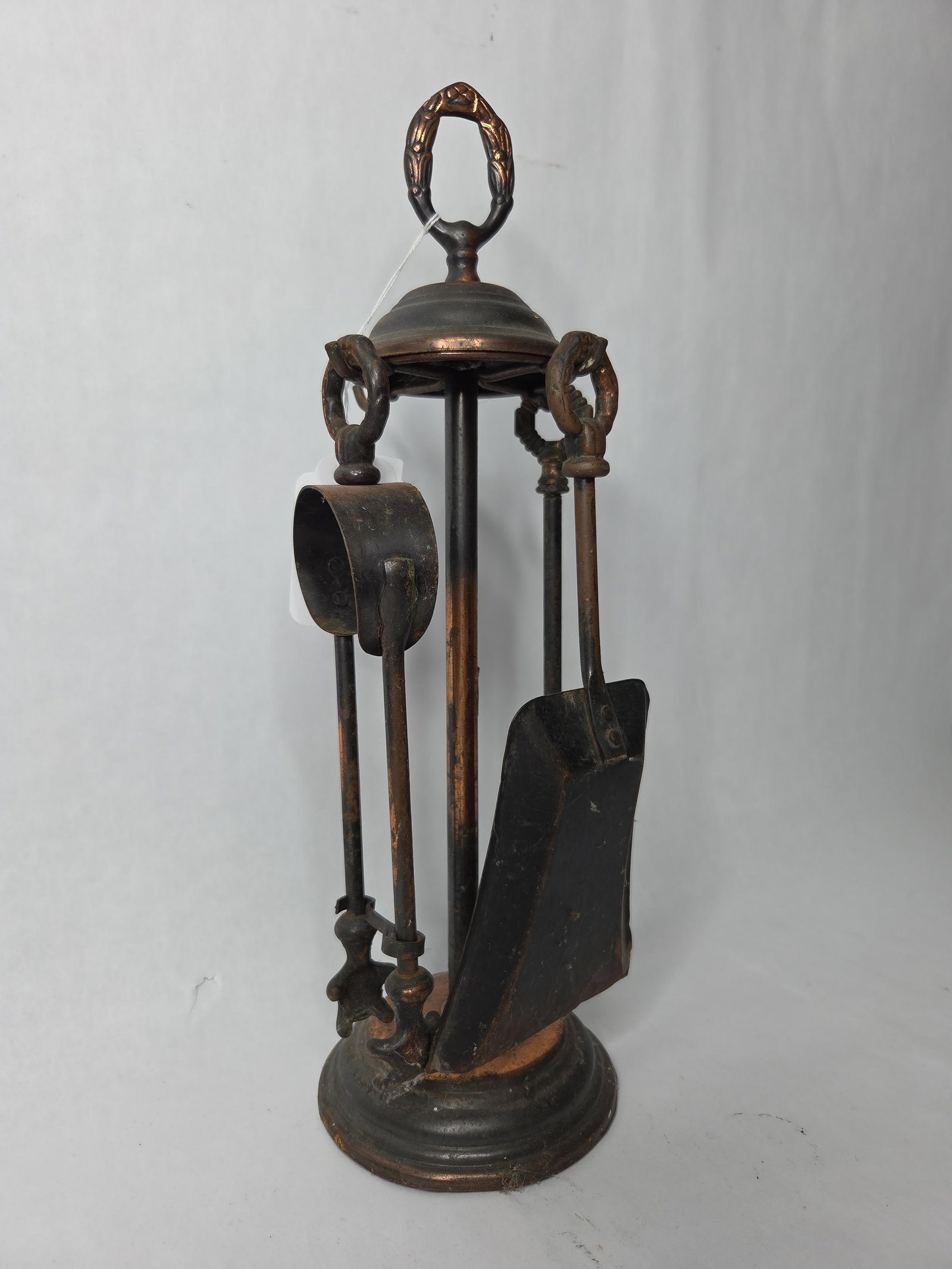 Mid century 3 pc fire place tool set (1 of 6)