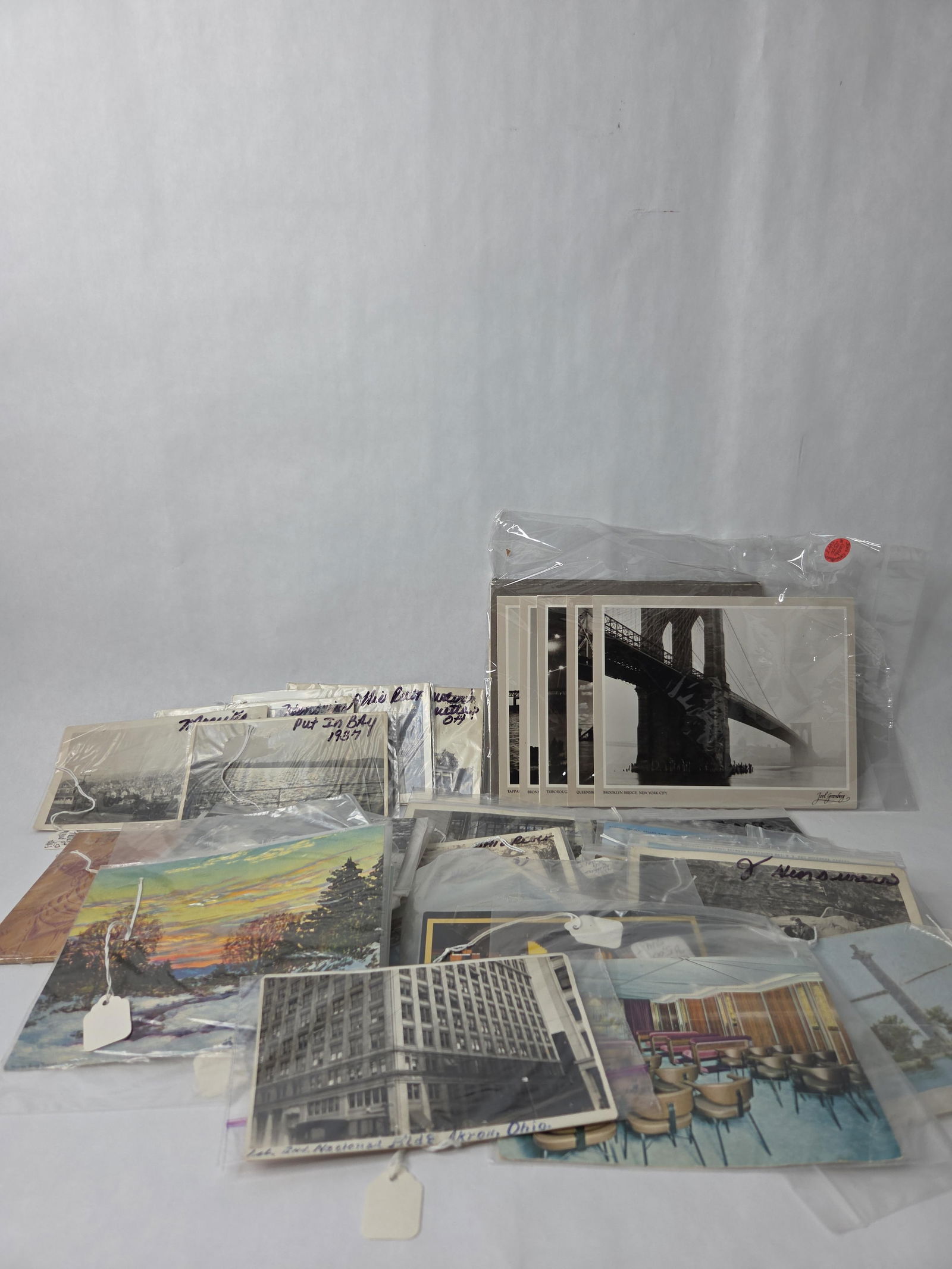 Early postcards, pictures and greeting cards.: Individually bagged and all are in great shape.
