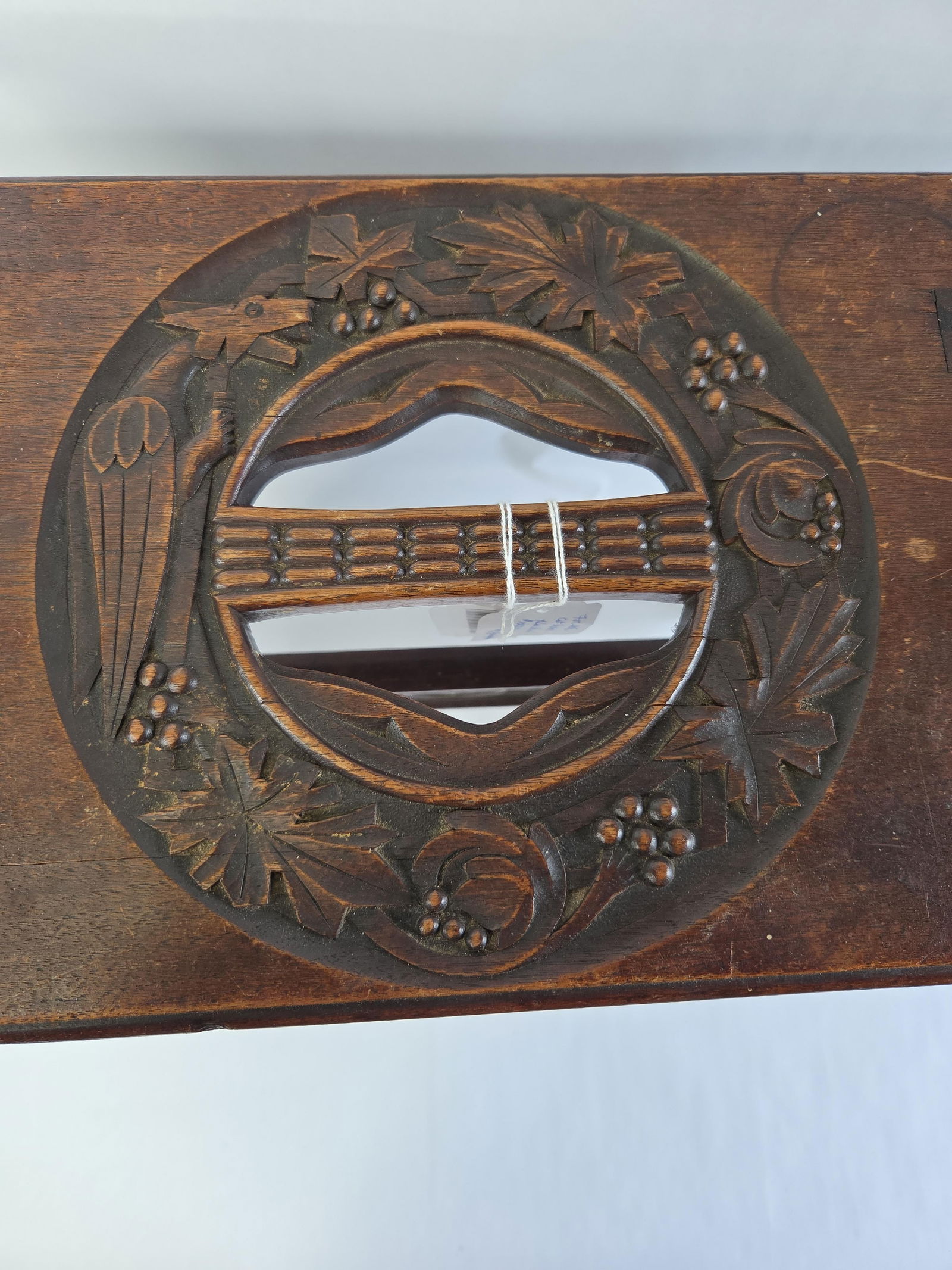 Tryon Toymakers walnut gothic- bench - 3