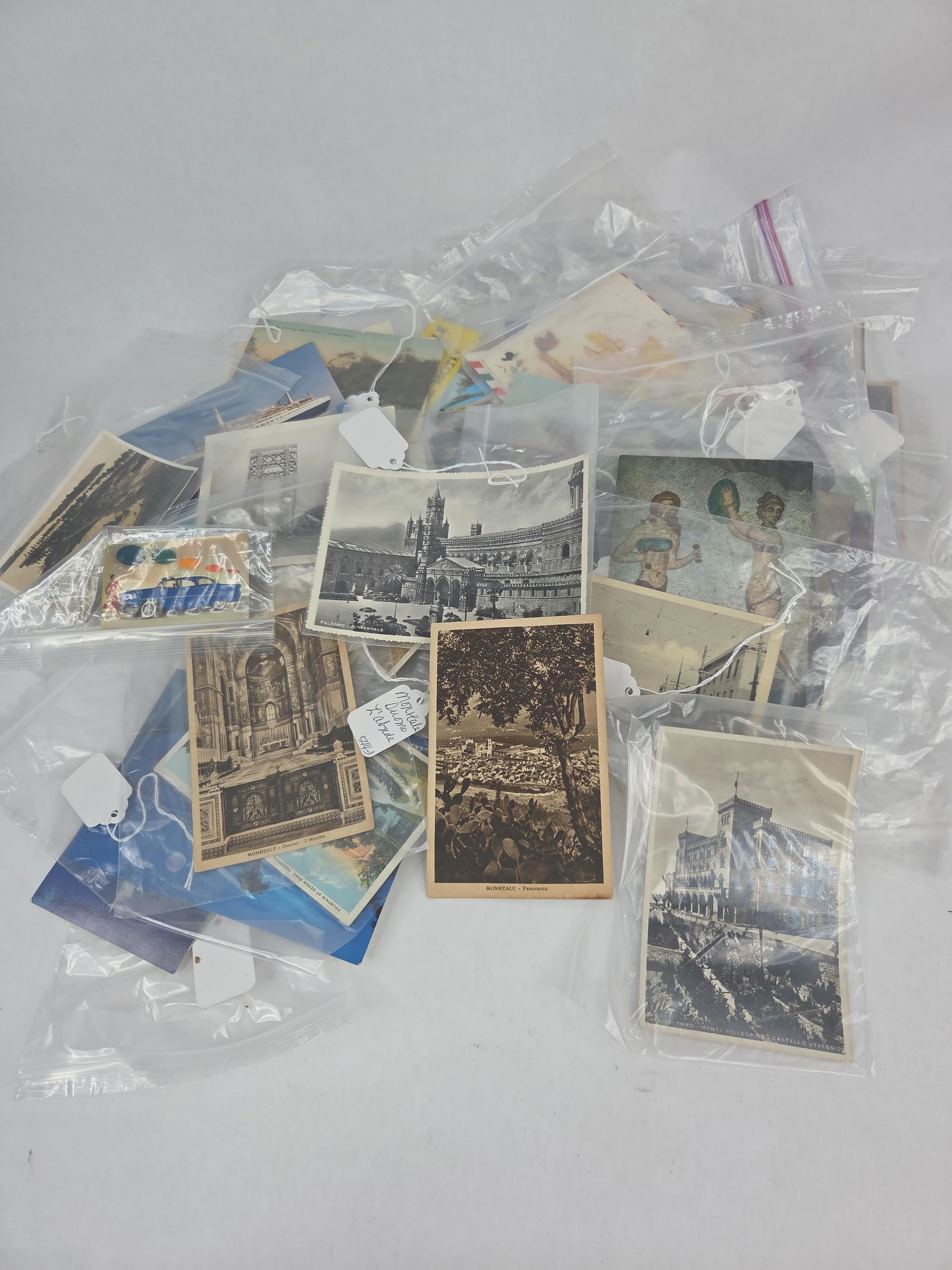 early post cards: Most are individually bagged see photos for more description