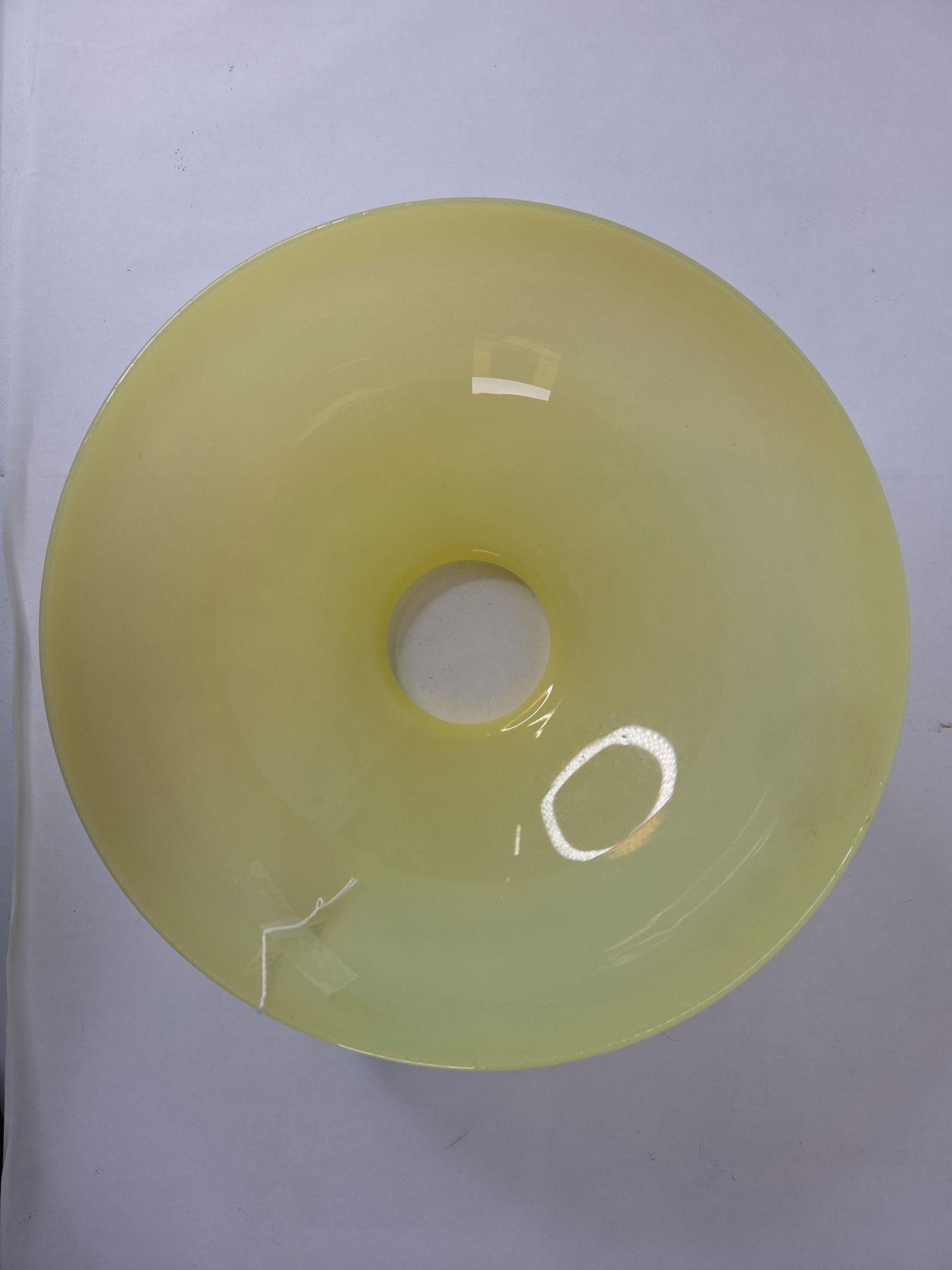 Uranium glass lamp shade - 4